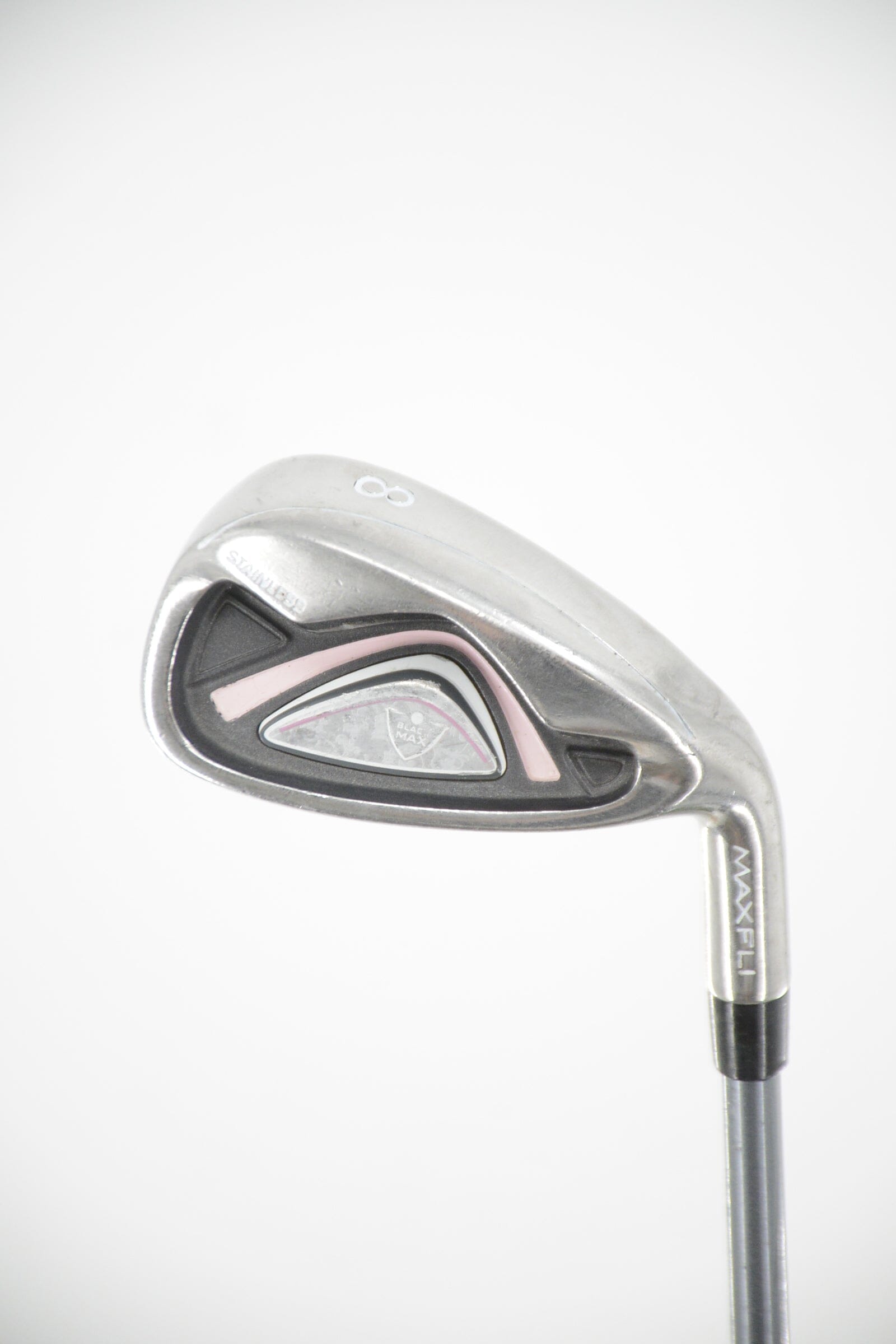 Women's MaxFli Black Max Ladies 7-PW, SW Iron Set W Flex -0.5" Golf Clubs GolfRoots 
