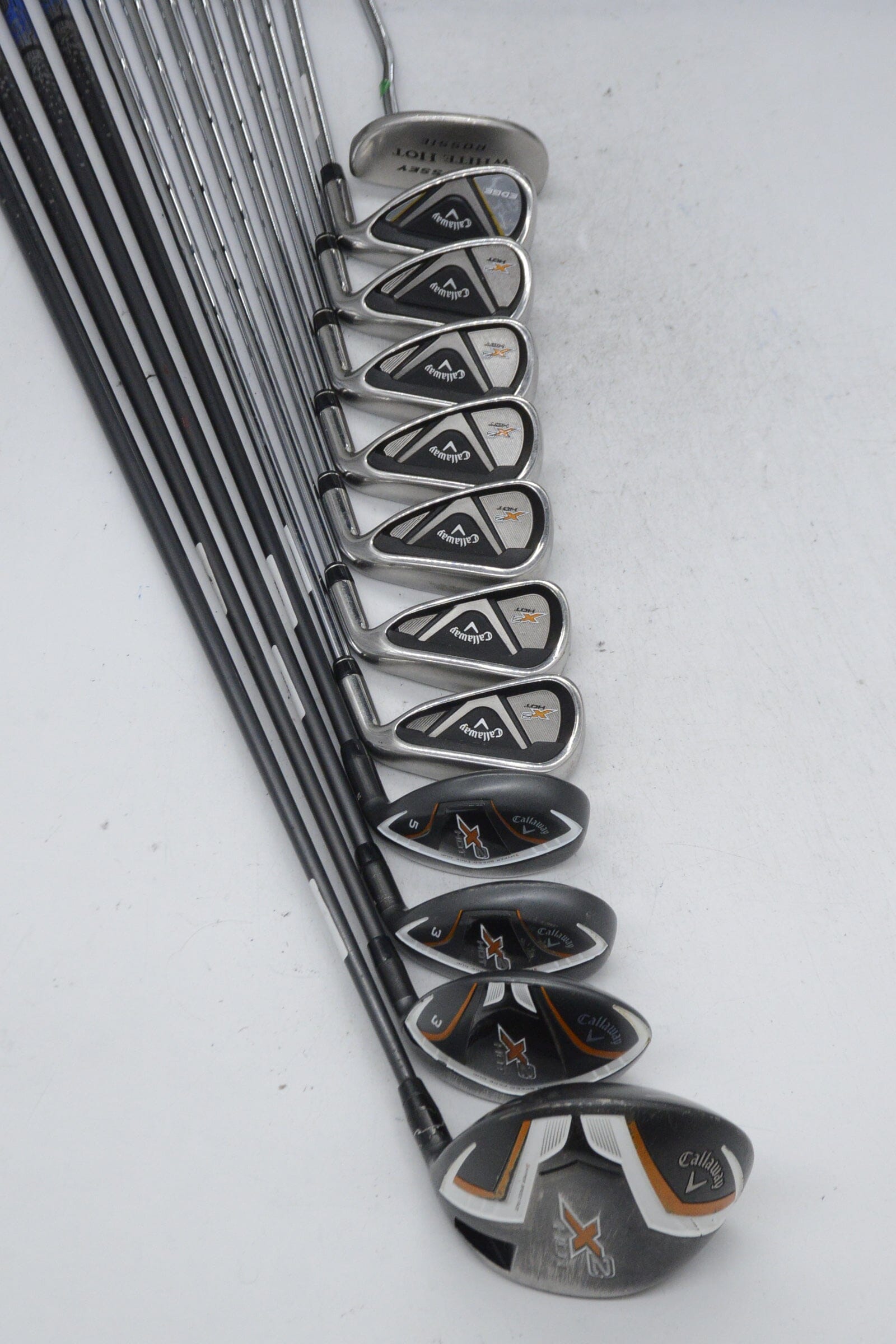 Callaway X2 Hot Mixed Full Set R Flex Std Length Golf Clubs GolfRoots 