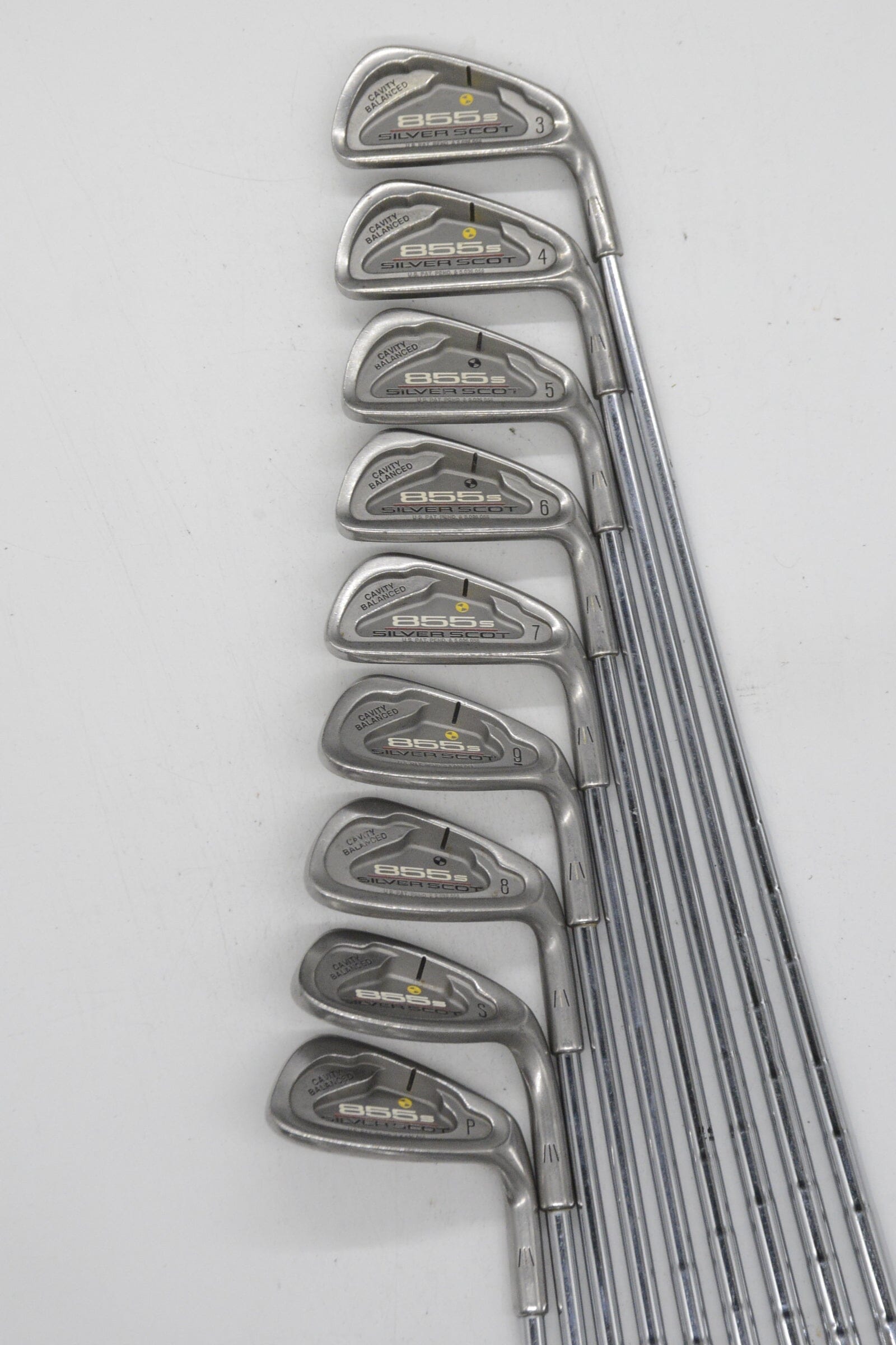 Tommy Armour 855S Silver Scot 3-PW, SW Iron Set S Flex +0.25" Golf Clubs GolfRoots 