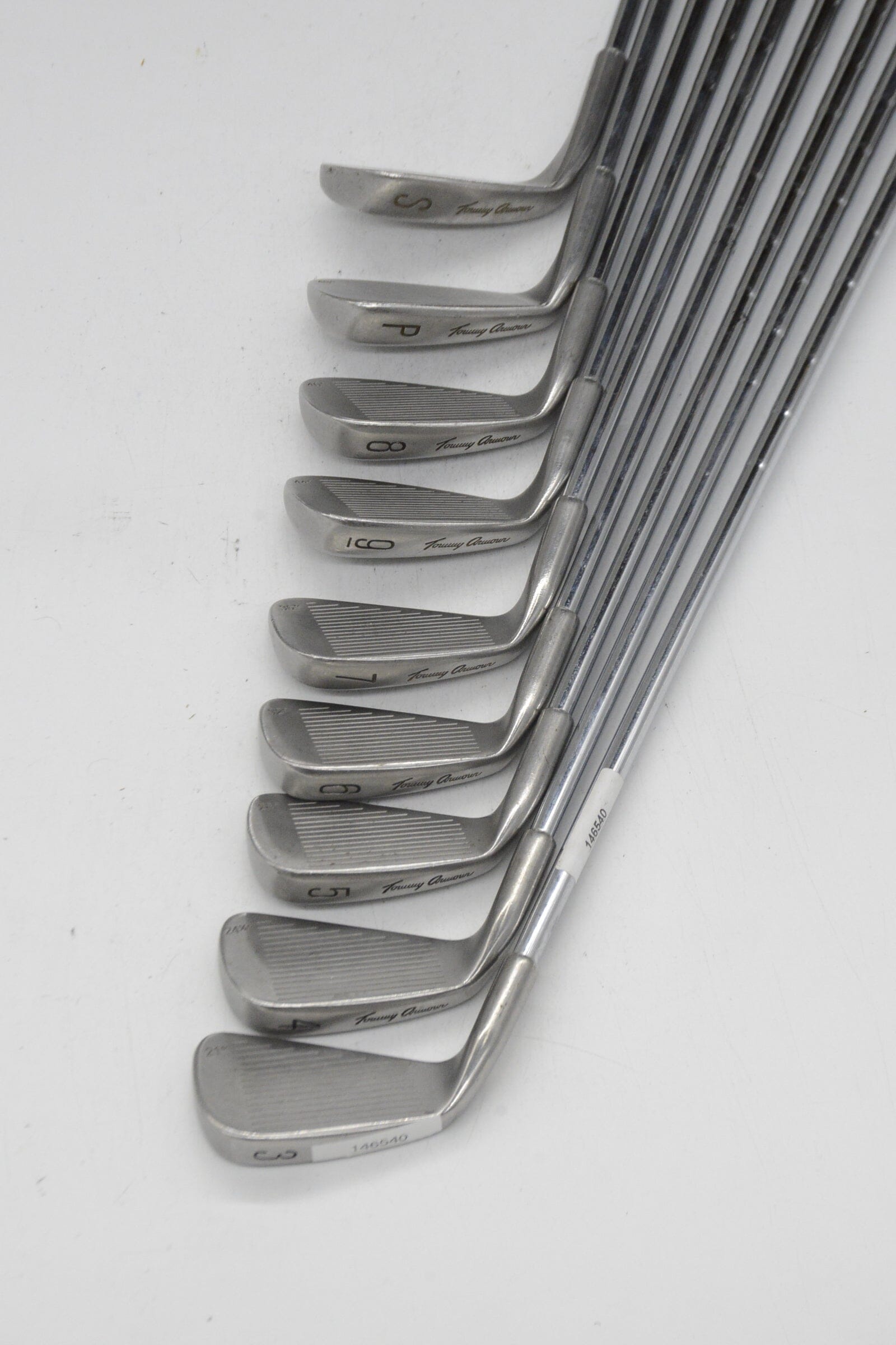 Tommy Armour 855S Silver Scot 3-PW, SW Iron Set S Flex +0.25" Golf Clubs GolfRoots 