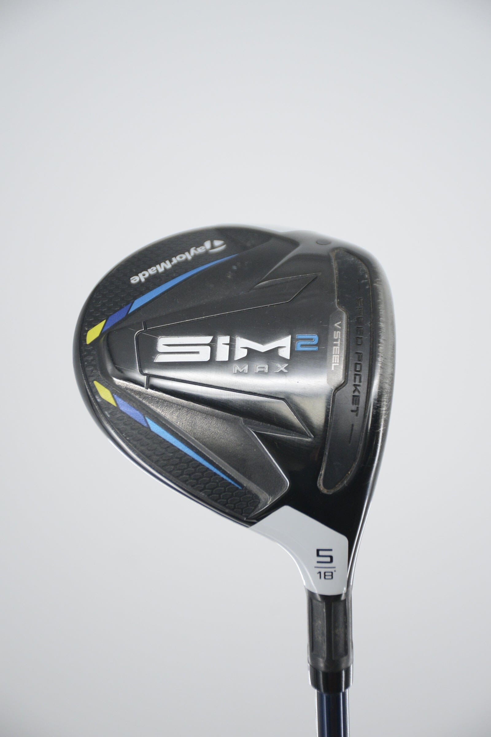 TaylorMade SIM2 Max Steel 5 Wood S Flex 42.25" Golf Clubs GolfRoots 
