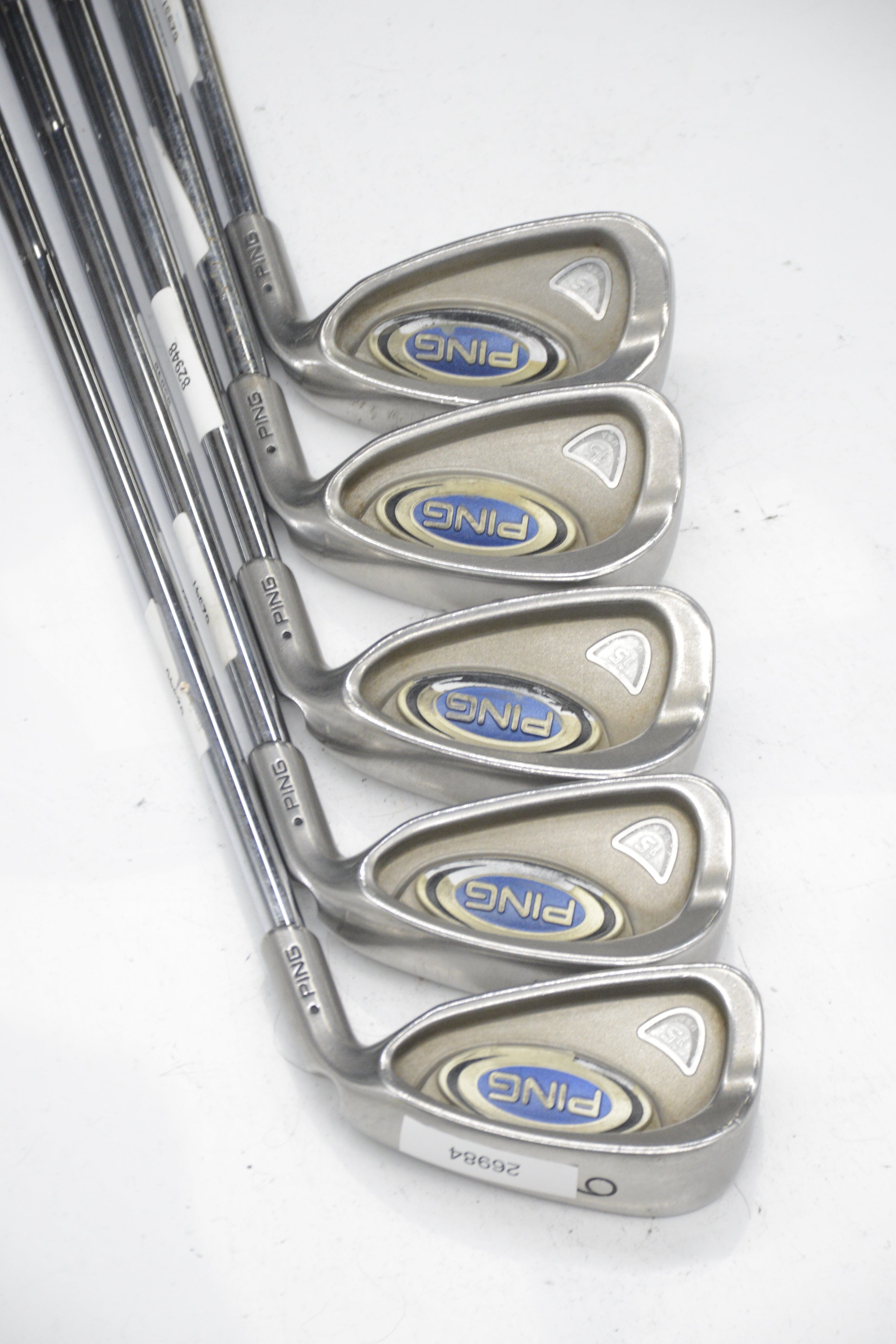 Ping I5 6-PW Iron Set R Flex +0.25" Golf Clubs GolfRoots 