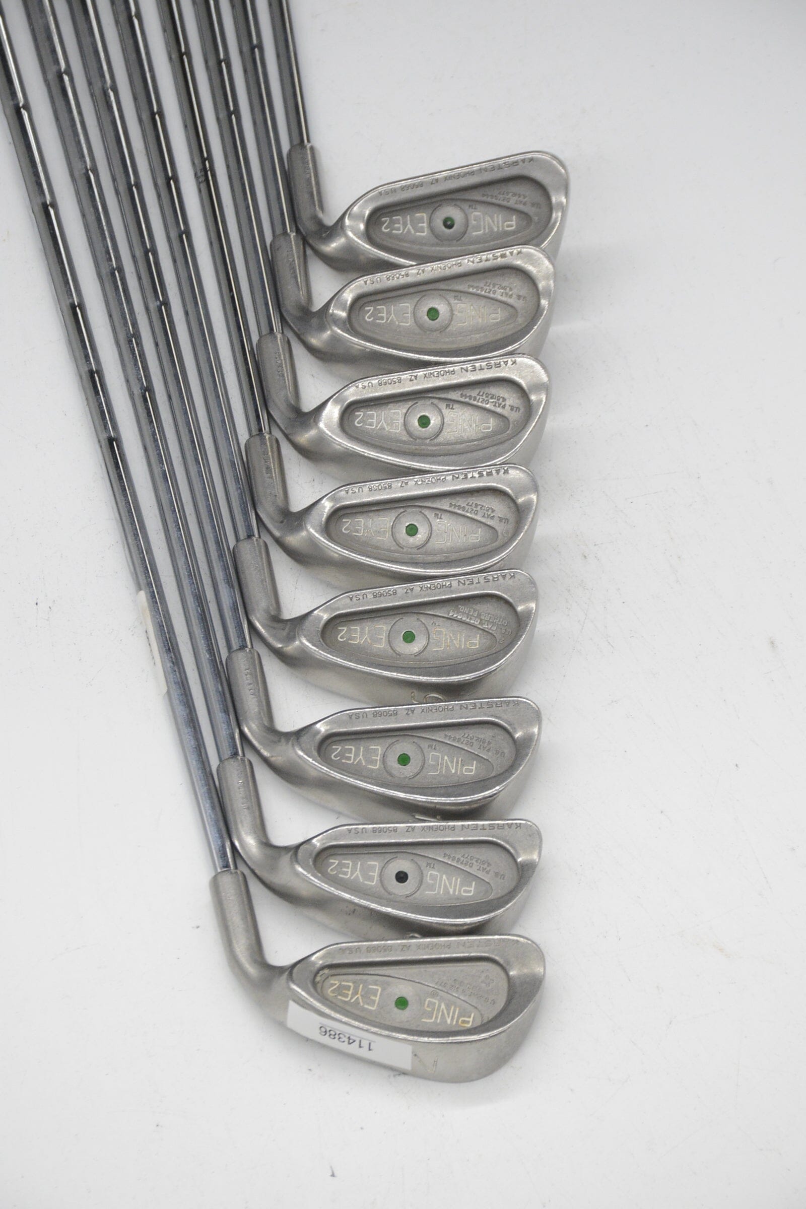 Ping Eye 2 2-5, 7-PW Iron Set R Flex -0.25" Golf Clubs GolfRoots 