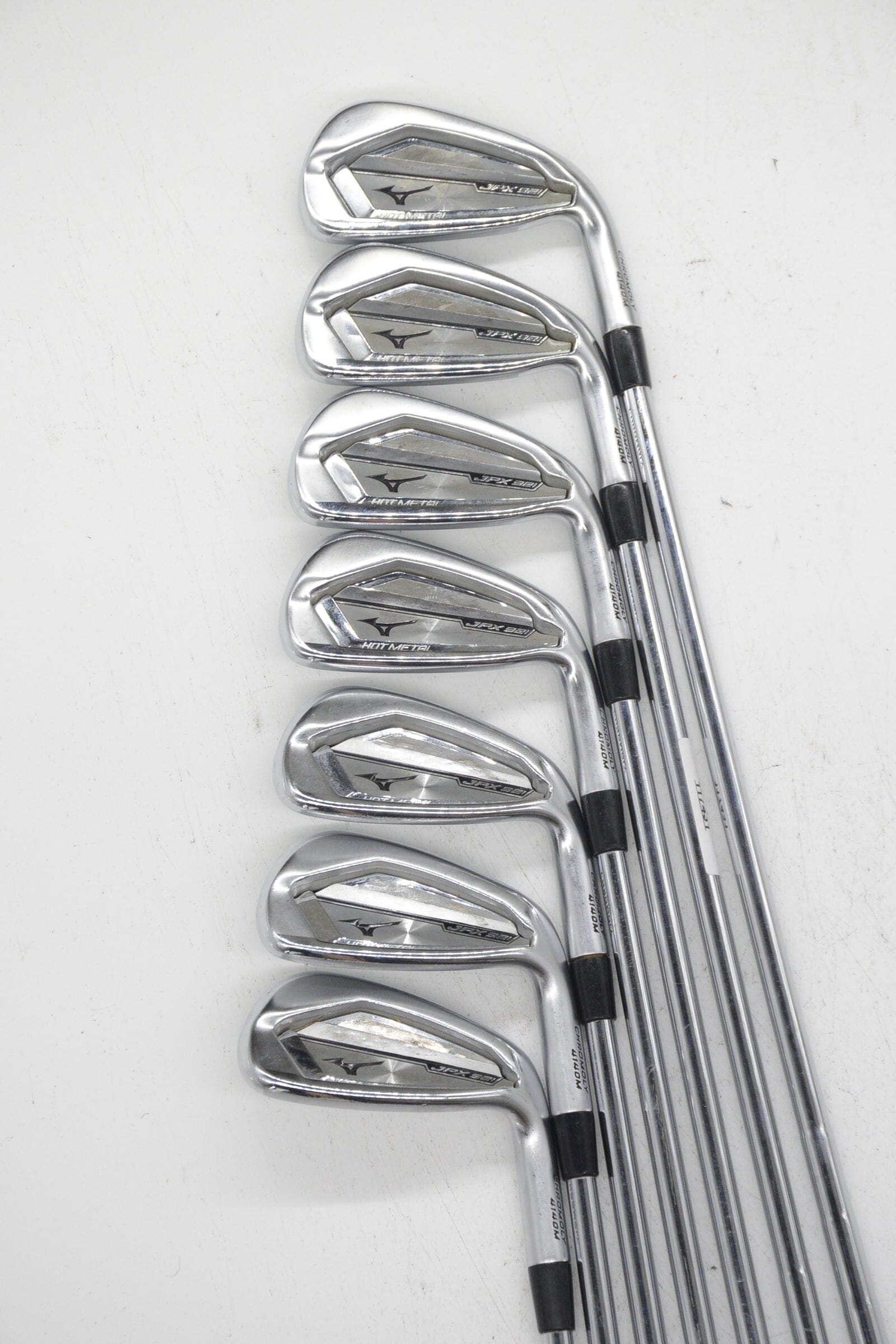 Mizuno JPX 921 Hot Metal 4-PW Iron Set R Flex +0.25" Golf Clubs GolfRoots 