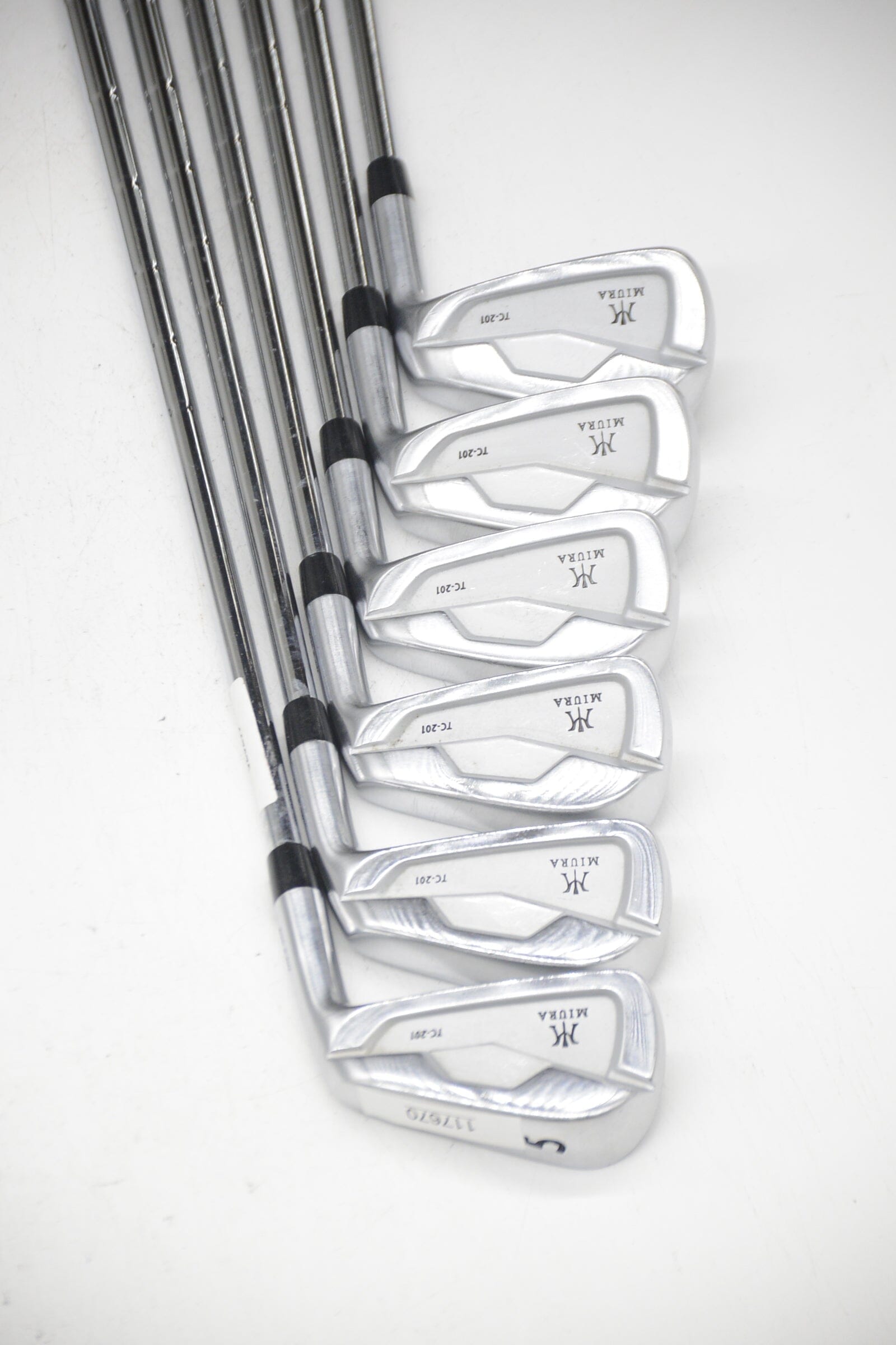 Miura TC-201 5-PW Iron Set S Flex +0.25" Golf Clubs GolfRoots 
