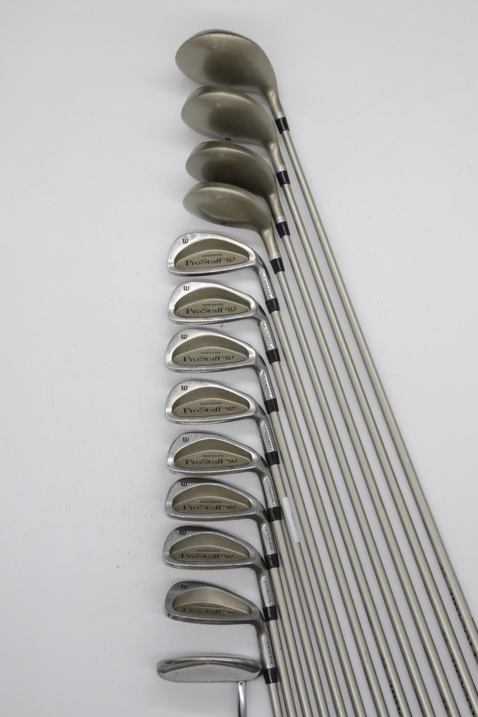 Women's Wilson Oversize ProStaff Mixed Full Set W Flex -1.75" Golf Clubs GolfRoots 