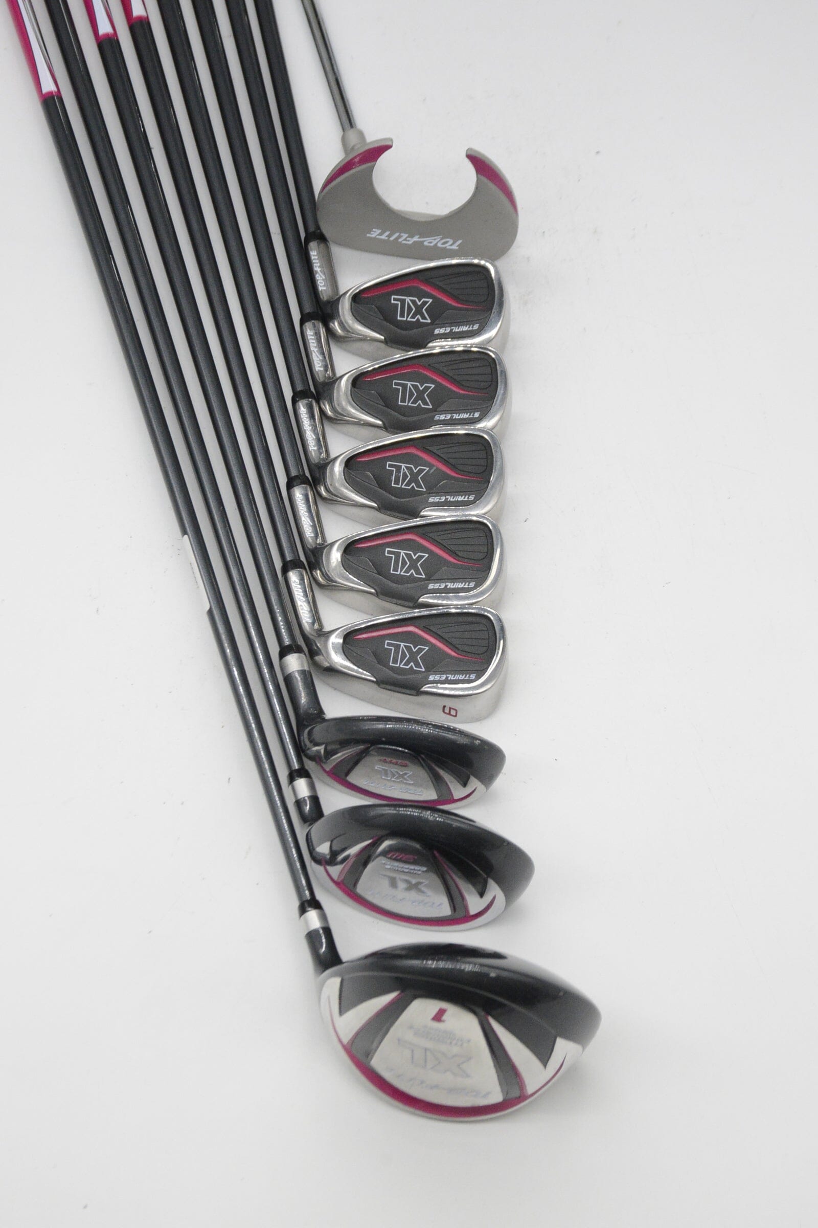 Women's Top Flite XL Mixed Full Set W Flex -0.5" Golf Clubs GolfRoots 