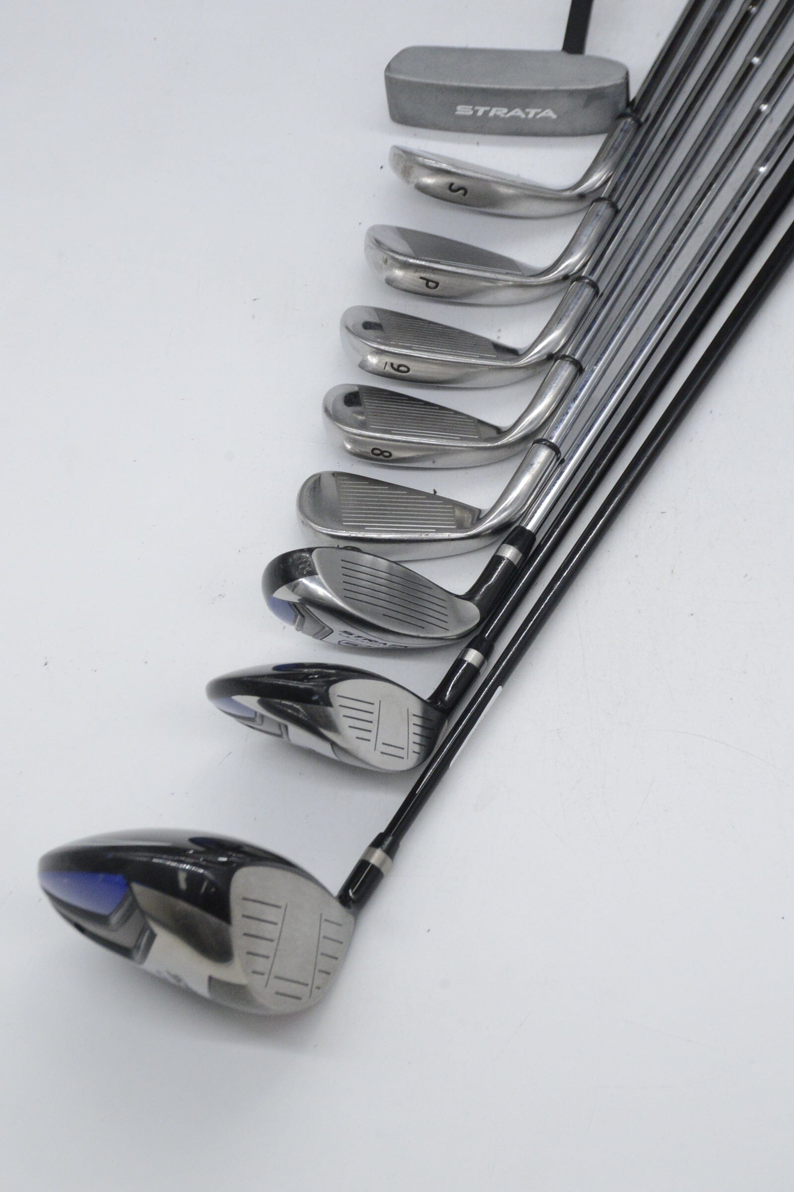 Strata Ultimate Mixed Full Set S Flex -0.75" Golf Clubs GolfRoots 