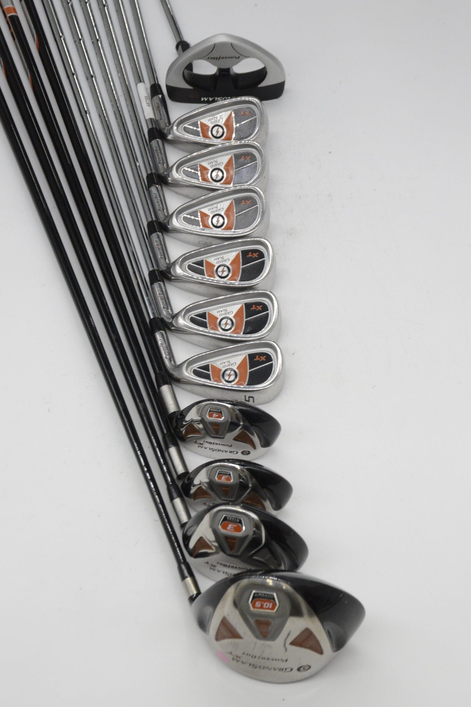 *Dented* PowerBilt Grand Slam XT Mixed Full Set SR Flex Std Length Golf Clubs GolfRoots 
