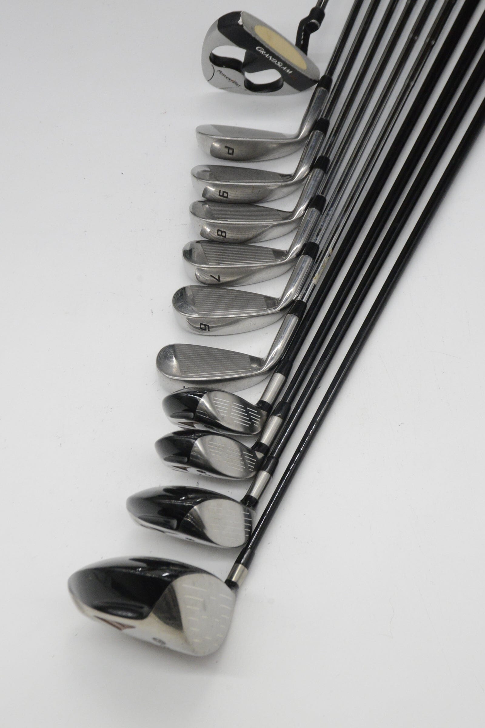 *Dented* PowerBilt Grand Slam XT Mixed Full Set SR Flex Std Length Golf Clubs GolfRoots 