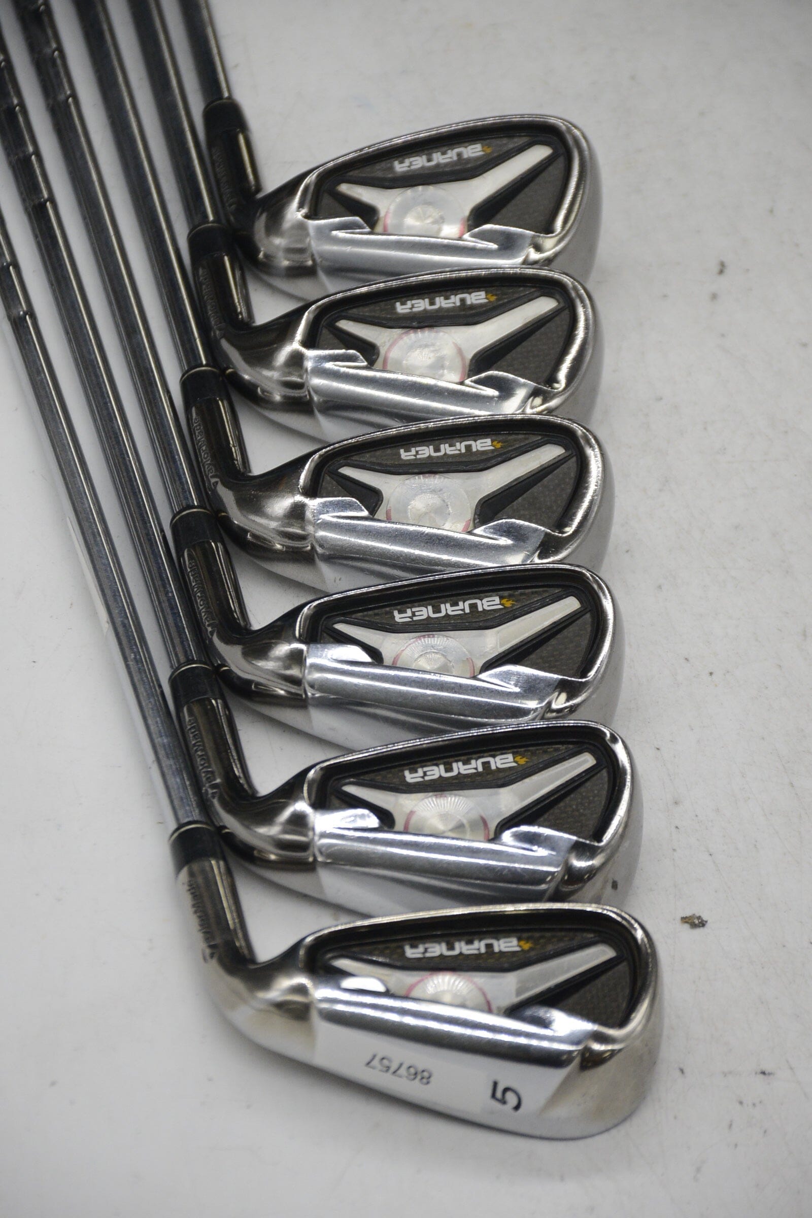 TaylorMade Burner '09 5-PW Iron Set R Flex +0.25" Golf Clubs GolfRoots 