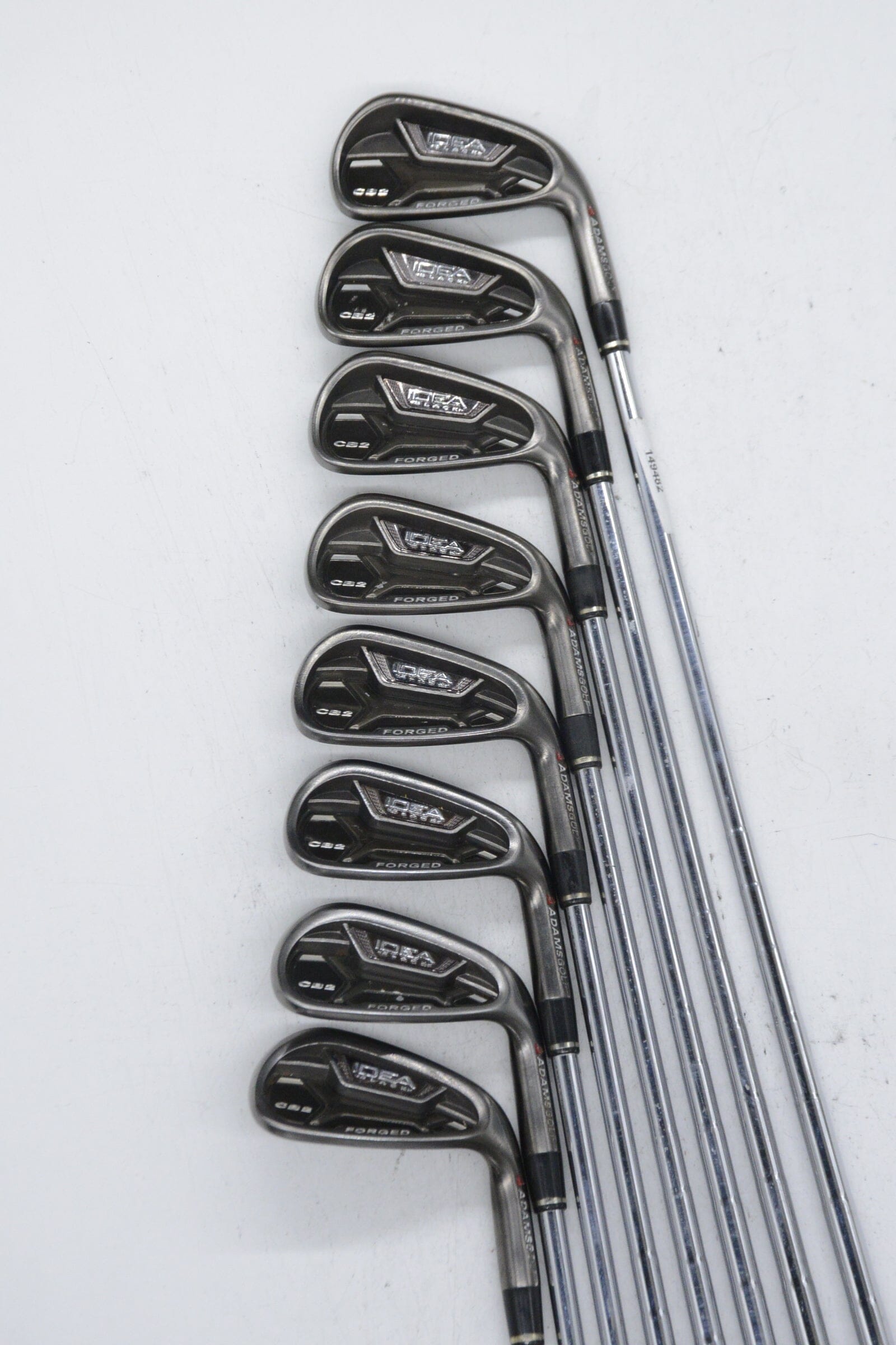 Adams Idea Pro Black Cb2 4-GW Iron Set S Flex Std Length Golf Clubs GolfRoots 