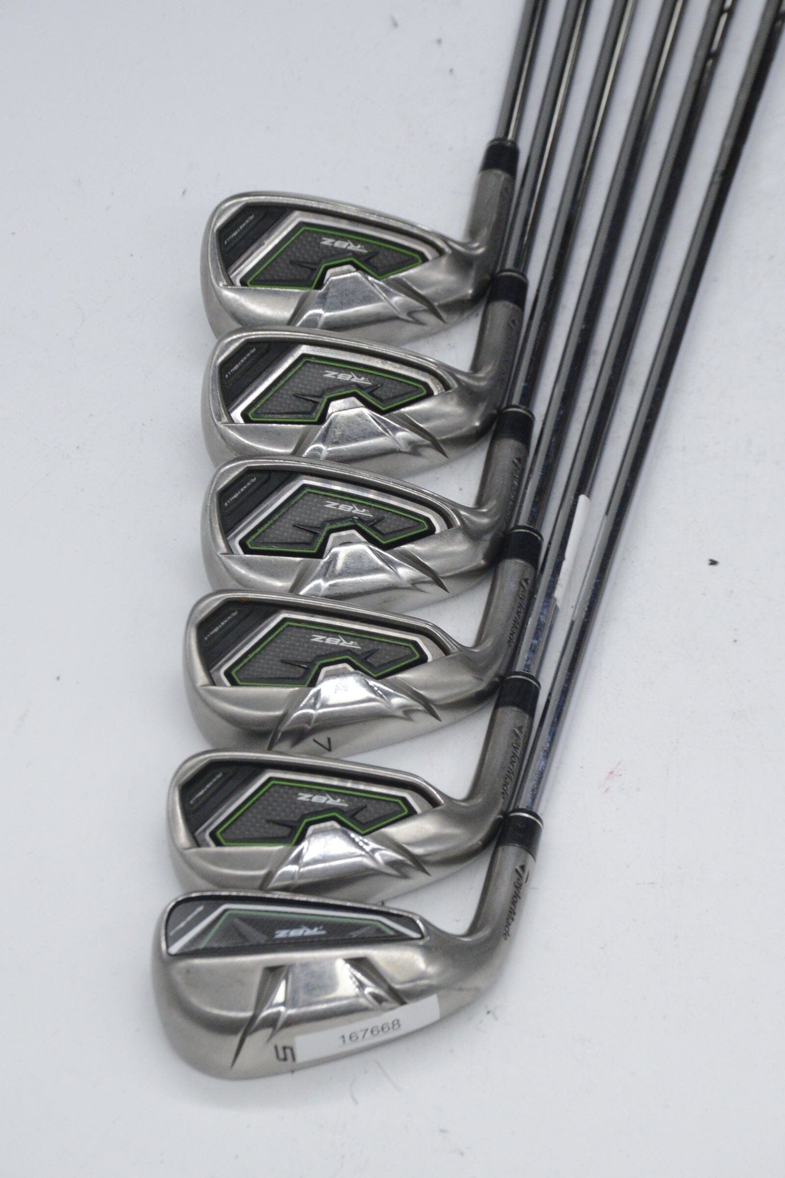 Lefty TaylorMade Rocketballz 5-PW Iron Set R Flex +0.25" Golf Clubs GolfRoots 