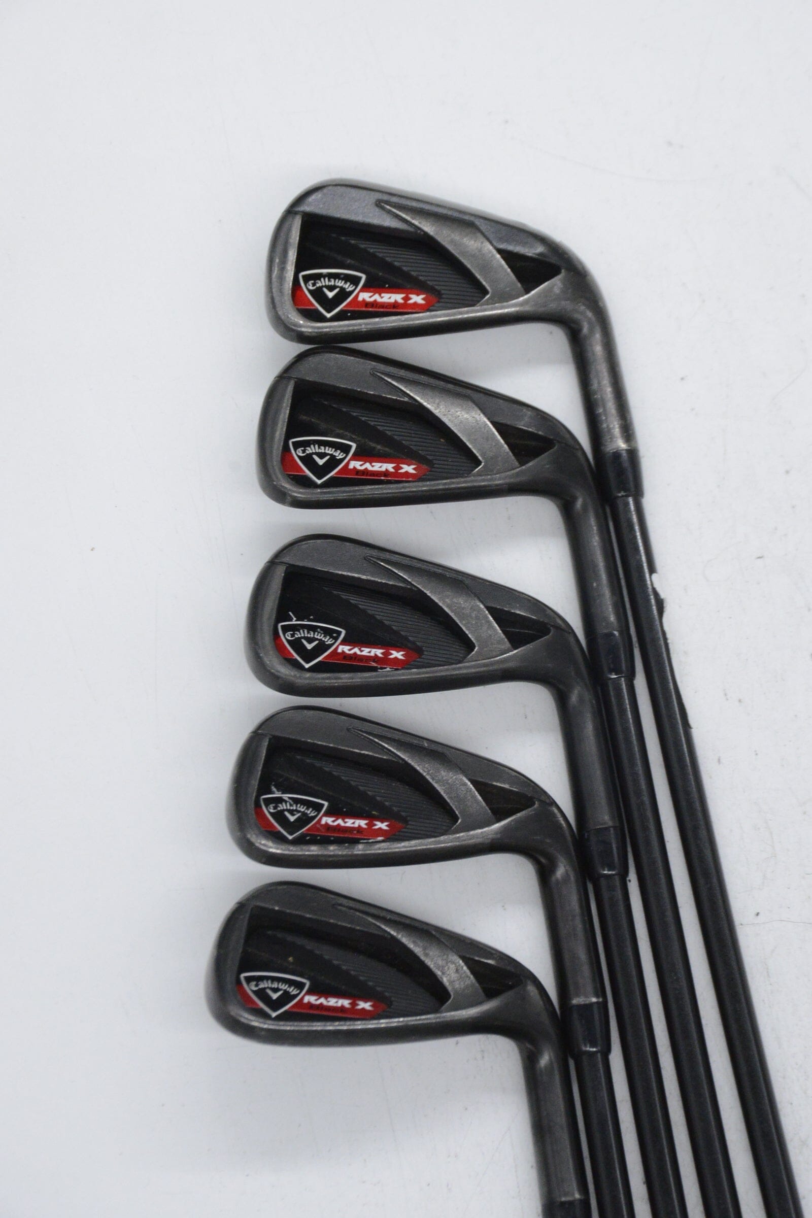 Callaway RAZR X Black 6-PW Iron Set R Flex -0.75" Golf Clubs GolfRoots 