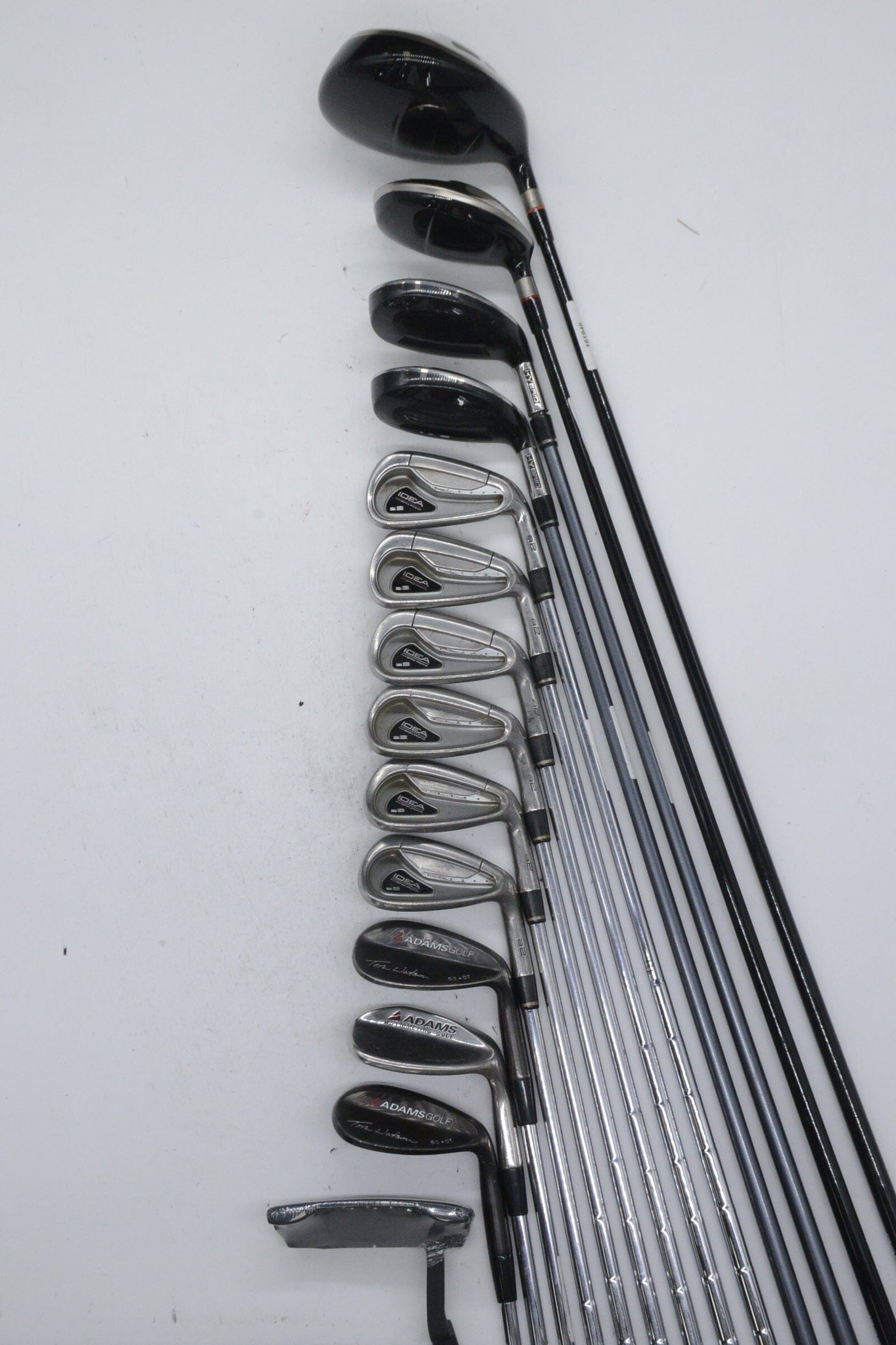 Adams Idea A2 Mixed Full Set R Flex +0.5" Golf Clubs GolfRoots 