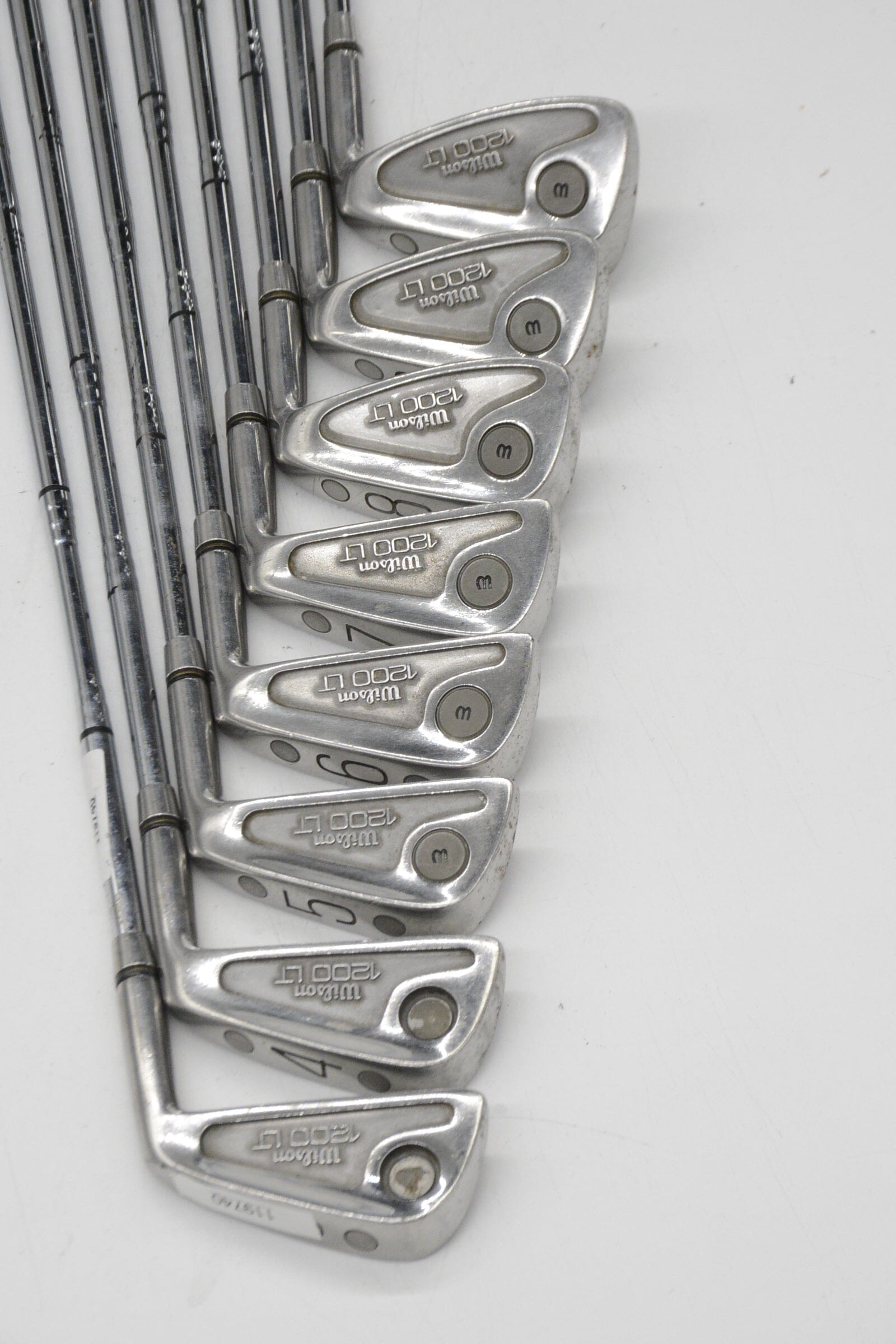 Wilson 1200 LT 3-PW Iron Set R Flex +0.25" Golf Clubs GolfRoots 