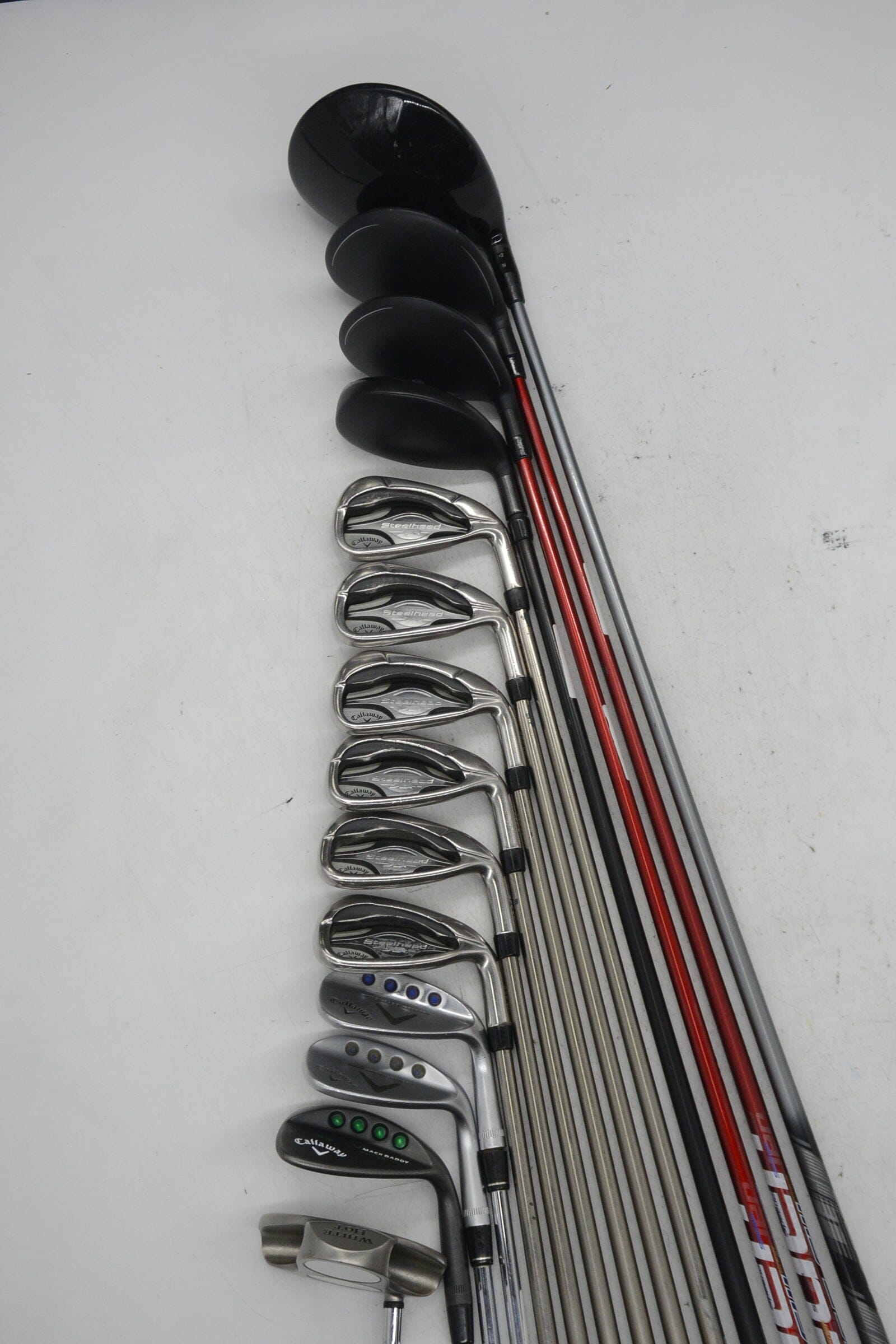 Callaway Steelhead XR Mixed Full Set R Flex -0.25" Golf Clubs GolfRoots 