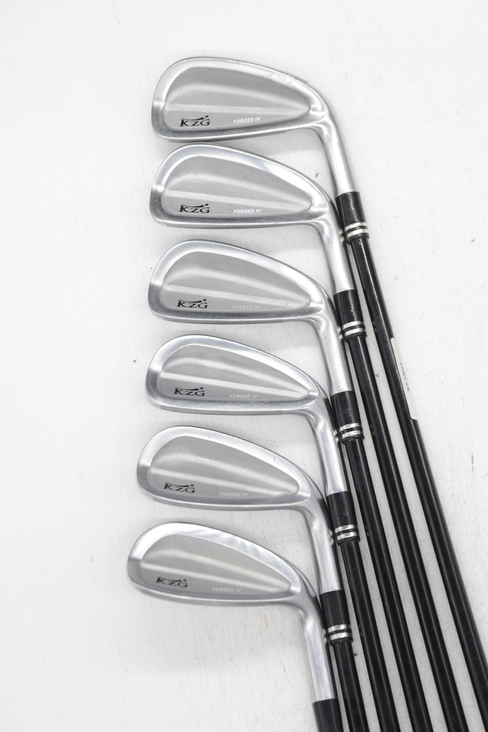 KZG Forged IV 4-8, PW Iron Set R Flex -0.25" Golf Clubs GolfRoots 