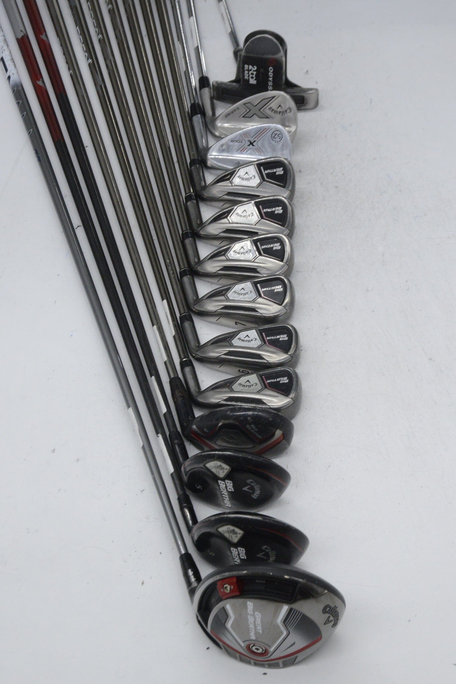 Callaway Big Bertha 2015 Mixed Full Set R Flex -0.25" Golf Clubs GolfRoots 