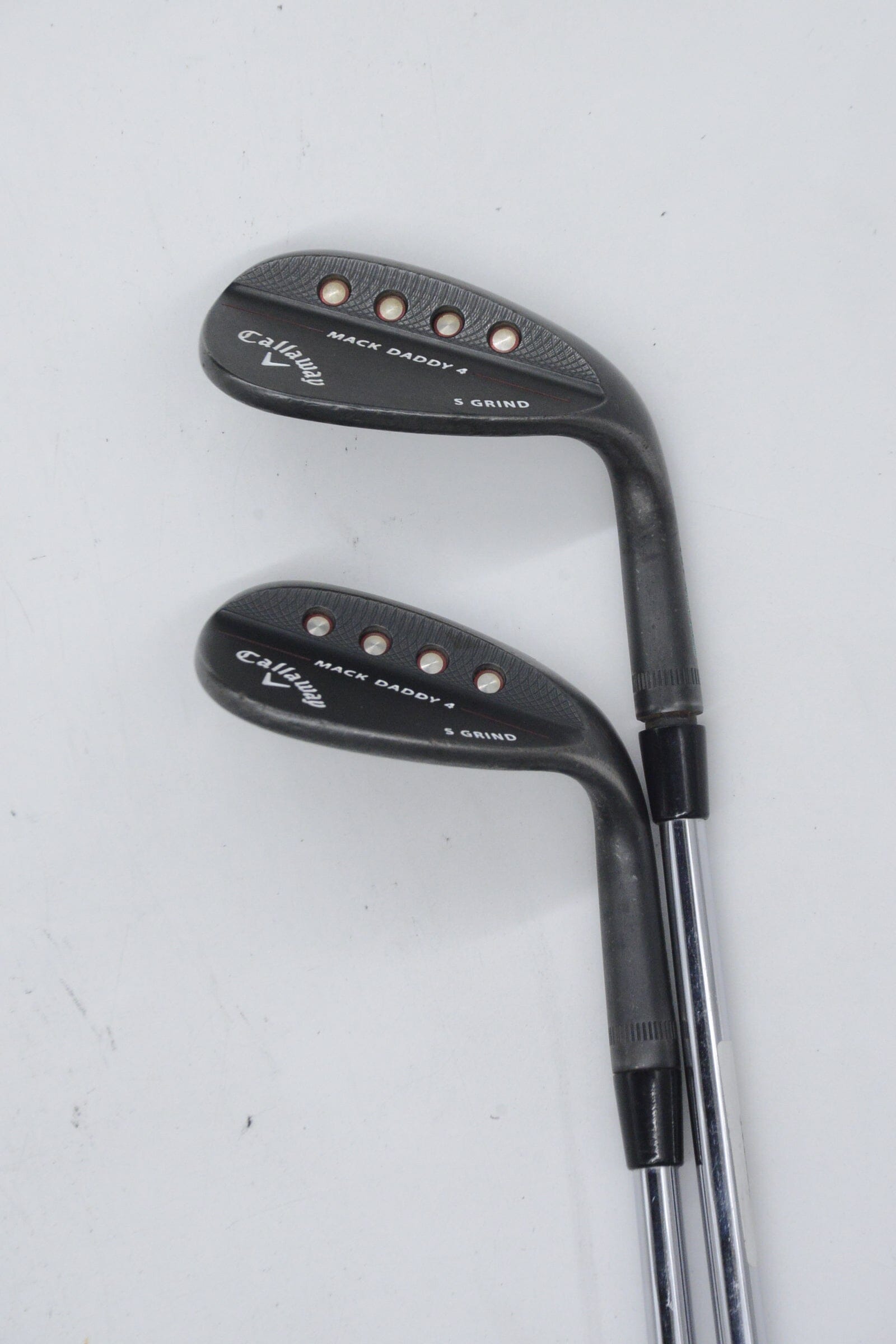 Callaway Mack Daddy 4 Black Nickel 56 & 60 Degree Wedge Set S Flex Golf Clubs GolfRoots 