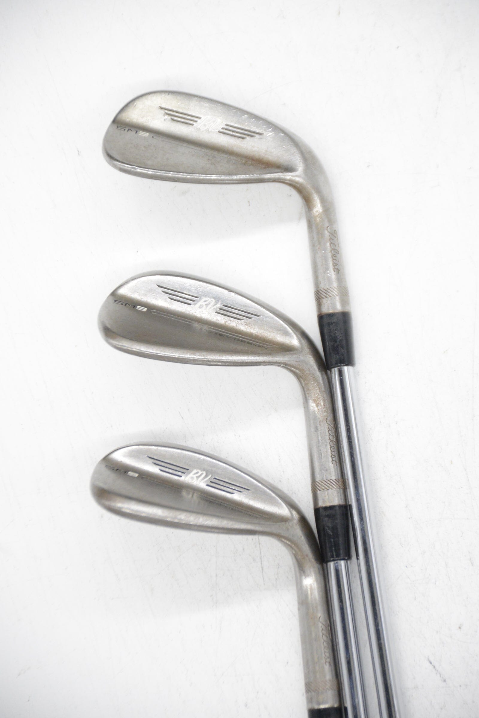 Titleist Vokey SM9 Raw 50, 54, 60 Degree Wedge Set Wedge Flex Golf Clubs GolfRoots 