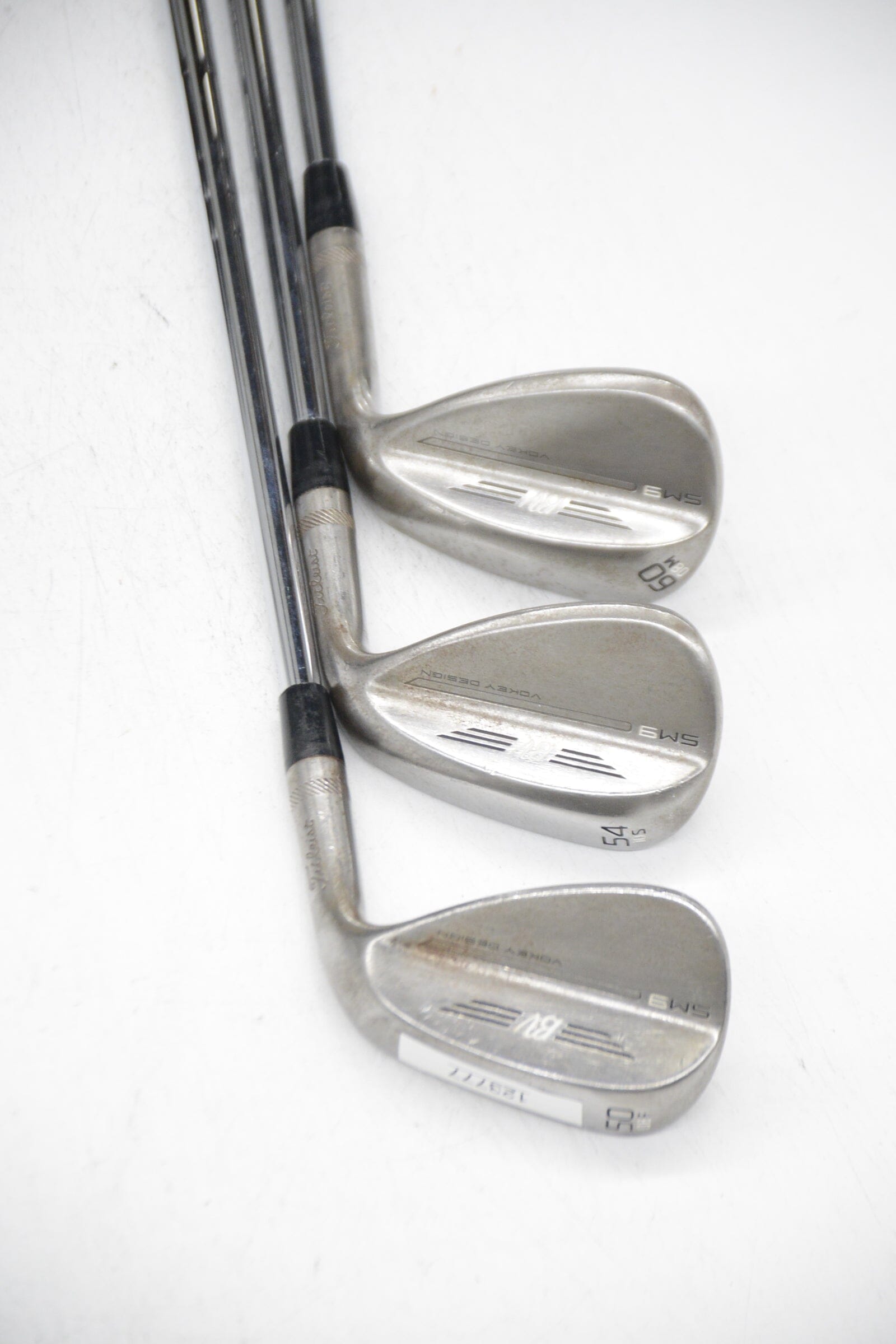 Titleist Vokey SM9 Raw 50, 54, 60 Degree Wedge Set Wedge Flex Golf Clubs GolfRoots 