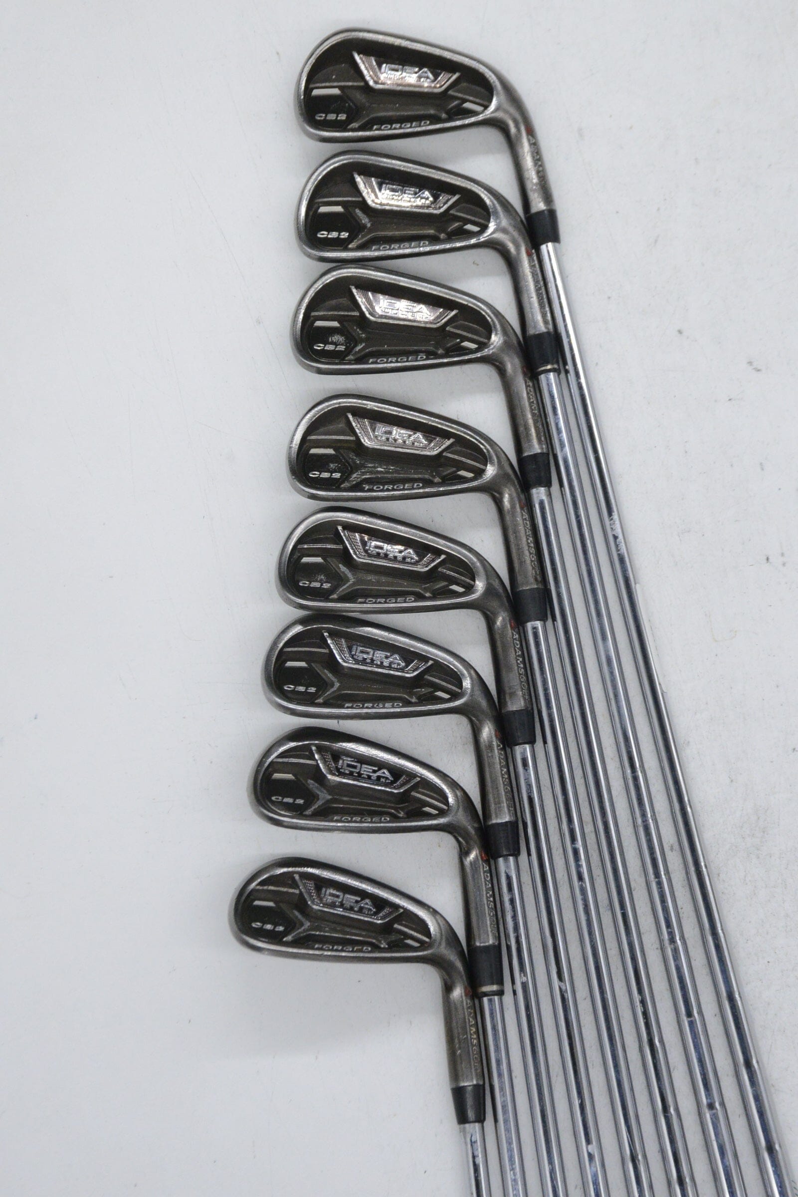 Adams Idea Pro Black Cb2 4-GW Iron Set R Flex Std Length Golf Clubs GolfRoots 