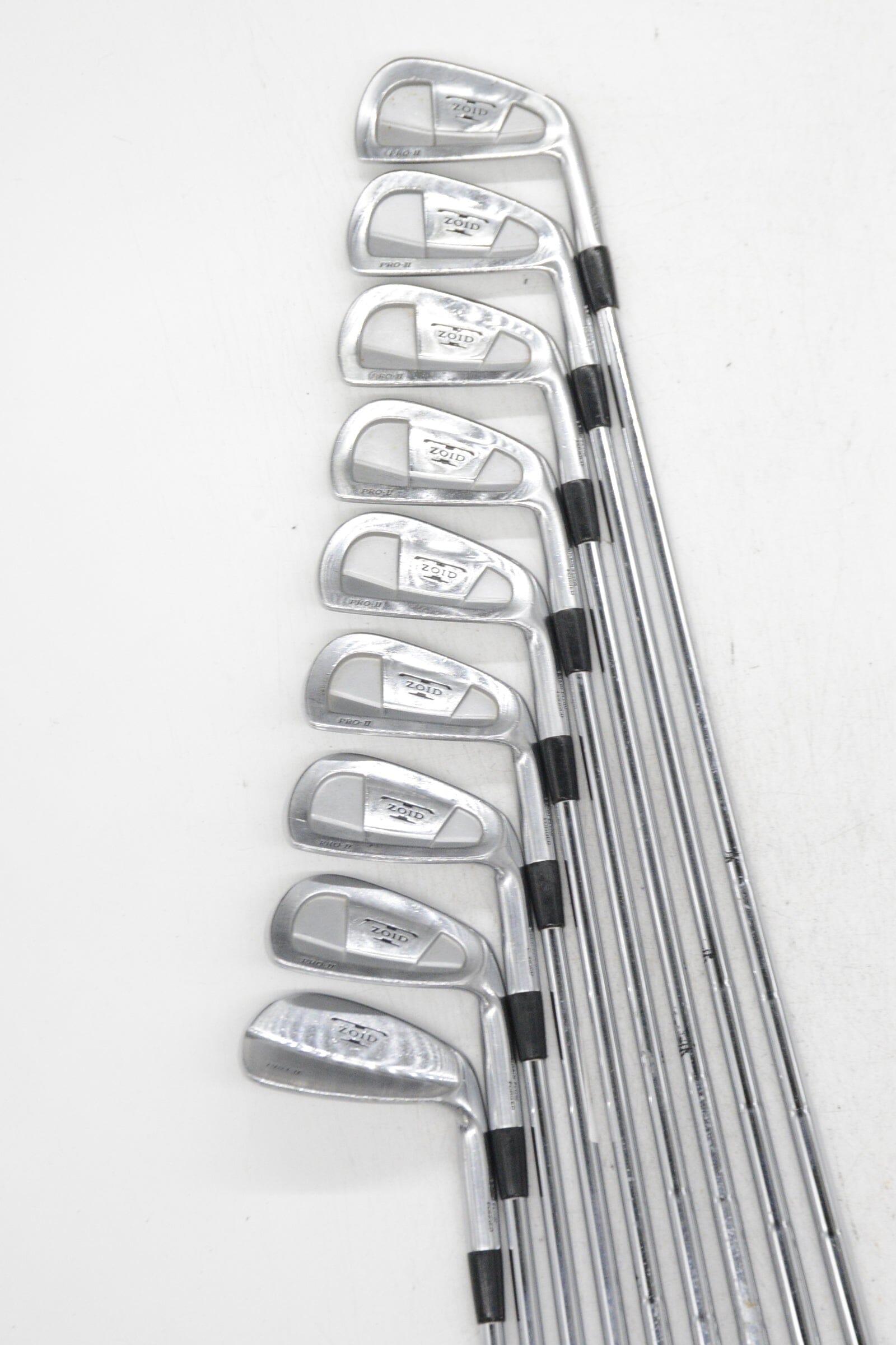 Mizuno T-Zoid Pro Forged 2-PW Iron Set S Flex +0.5" Golf Clubs GolfRoots 