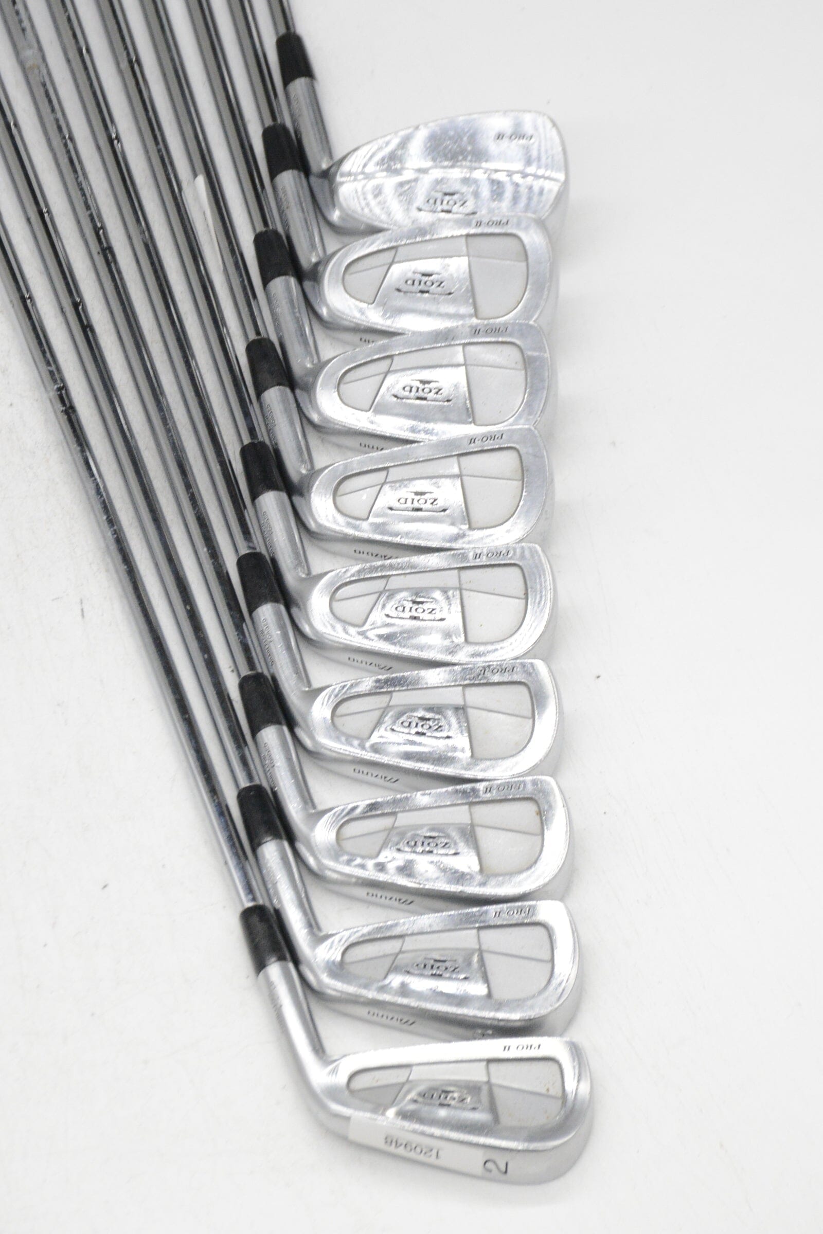Mizuno T-Zoid Pro Forged 2-PW Iron Set S Flex +0.5" Golf Clubs GolfRoots 