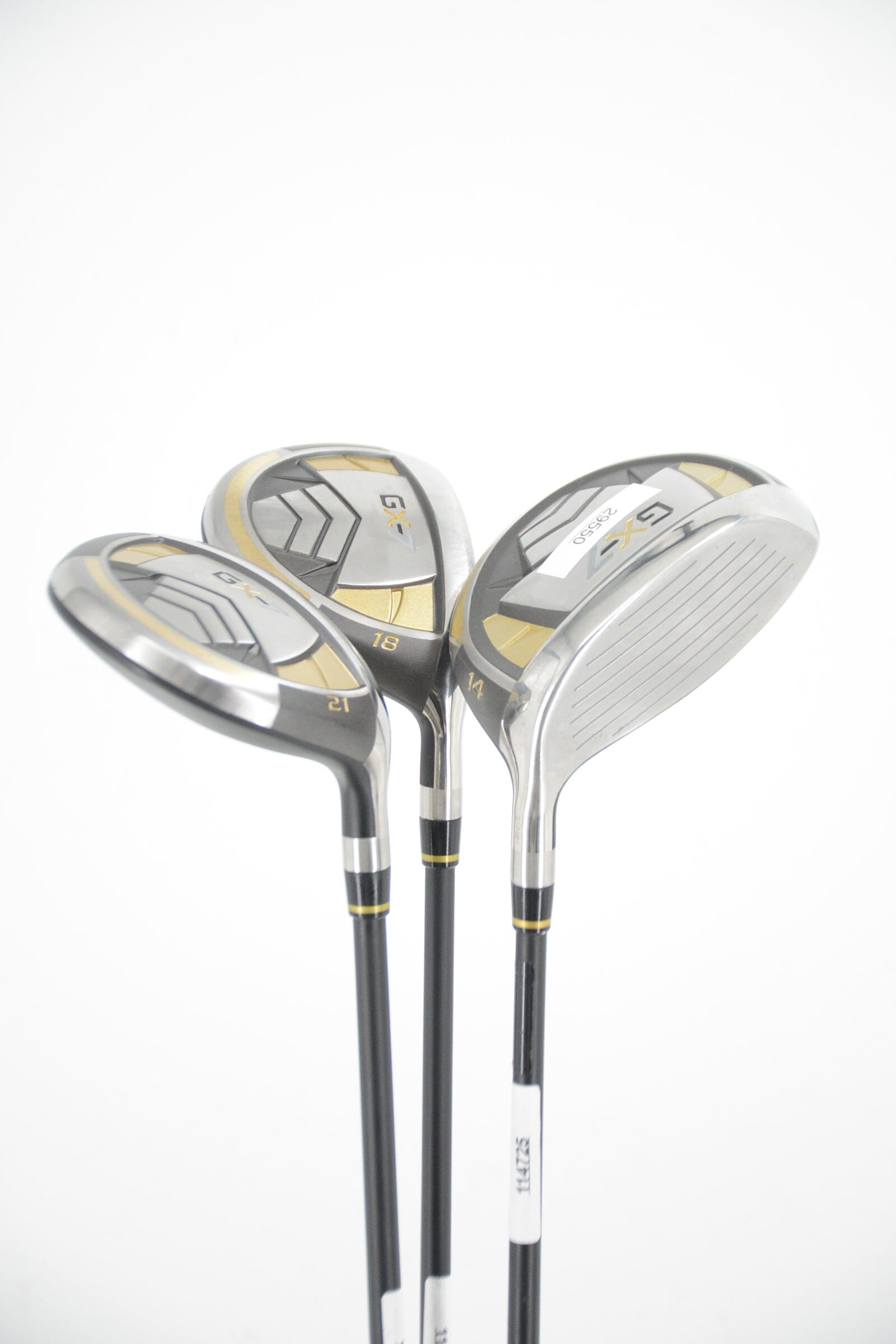 GX-7 X-Metal 3W, 5W, 7W Wood Set SR Flex Golf Clubs GolfRoots 
