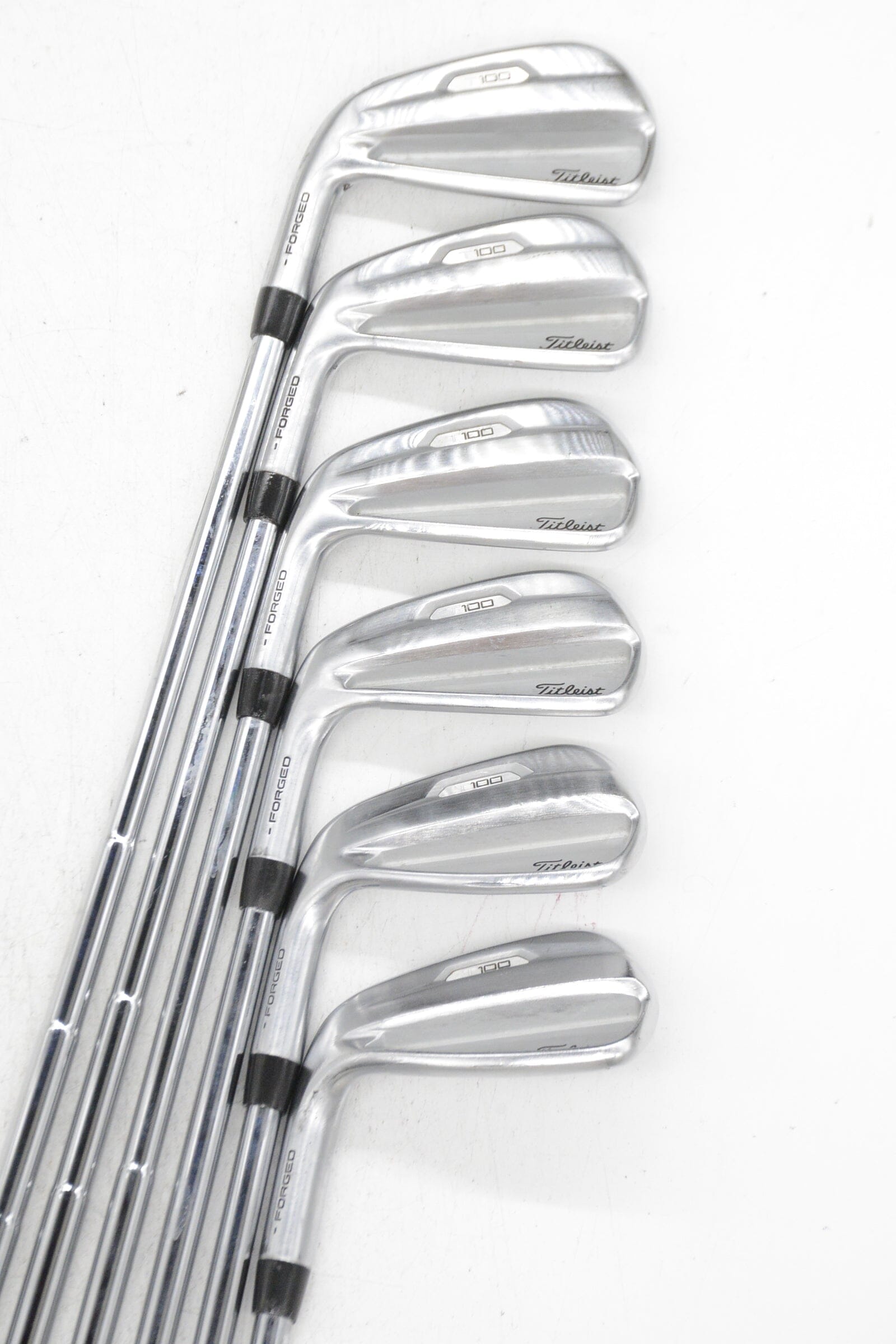 Lefty Titleist T100 2021 4-9 Iron Set X Flex +0.25" Golf Clubs GolfRoots 