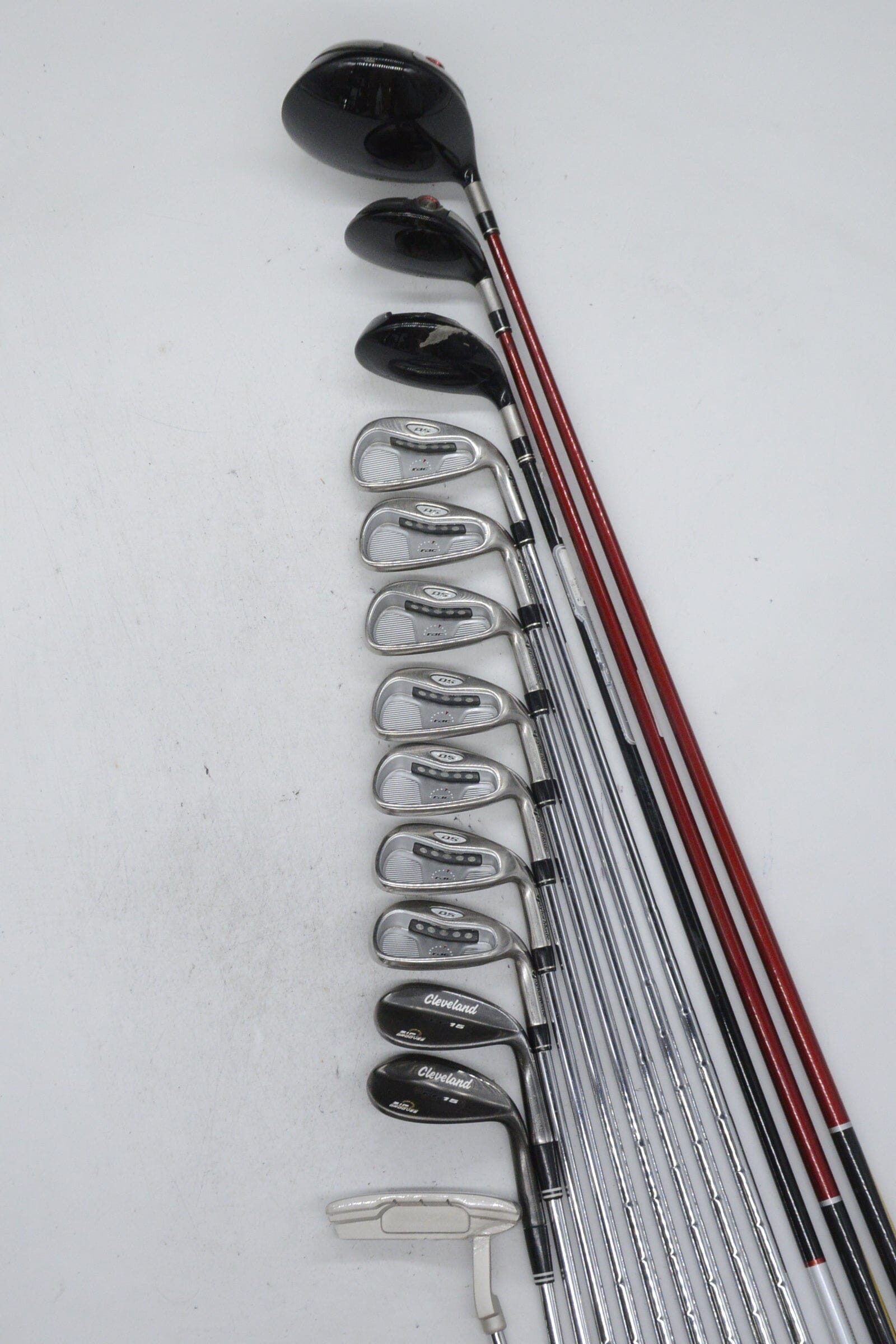 TaylorMade Rac OS Mixed Full Set R Flex +0.25" Golf Clubs GolfRoots 