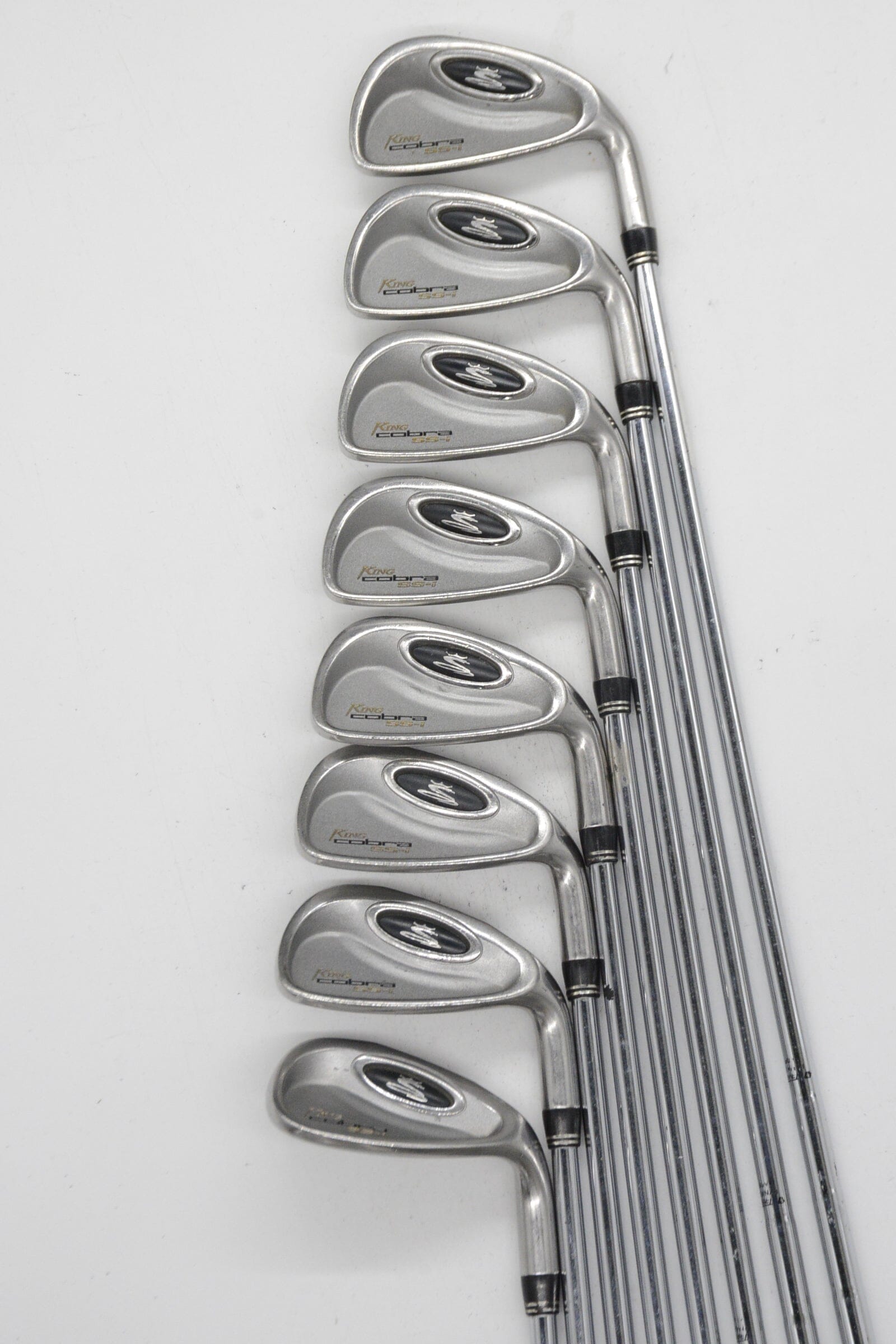 Cobra SS I Oversize 3-9, AW Iron Set R Flex +0.25" Golf Clubs GolfRoots 