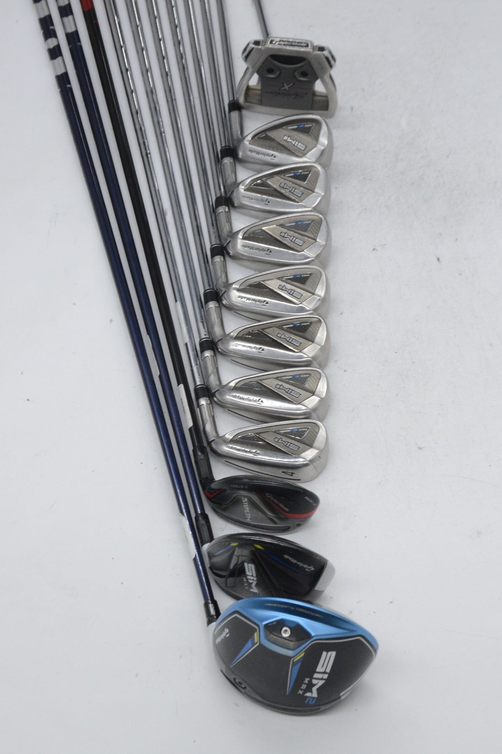 TaylorMade SIM2 Max Mixed Full Set R Flex +0.25" Golf Clubs GolfRoots 