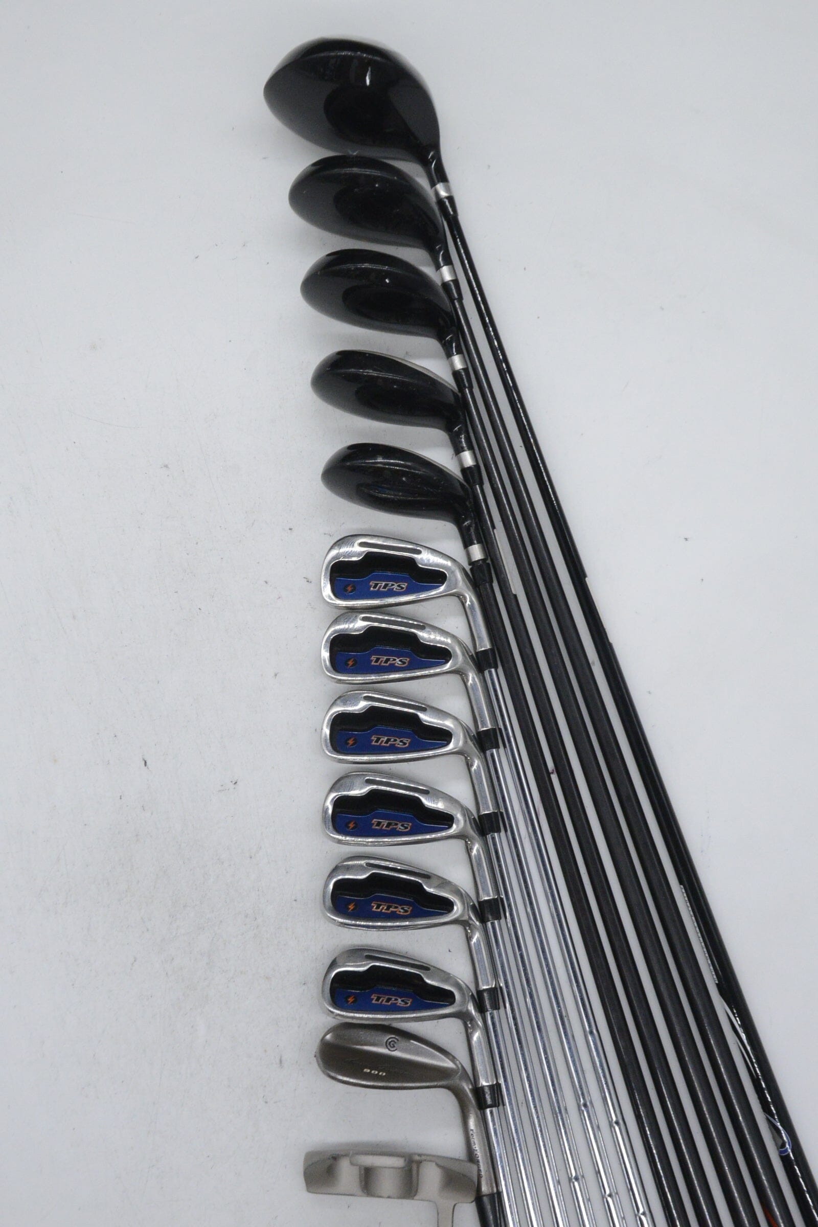 PowerBilt TPS Mixed Full Set R Flex -0.25" Golf Clubs GolfRoots 