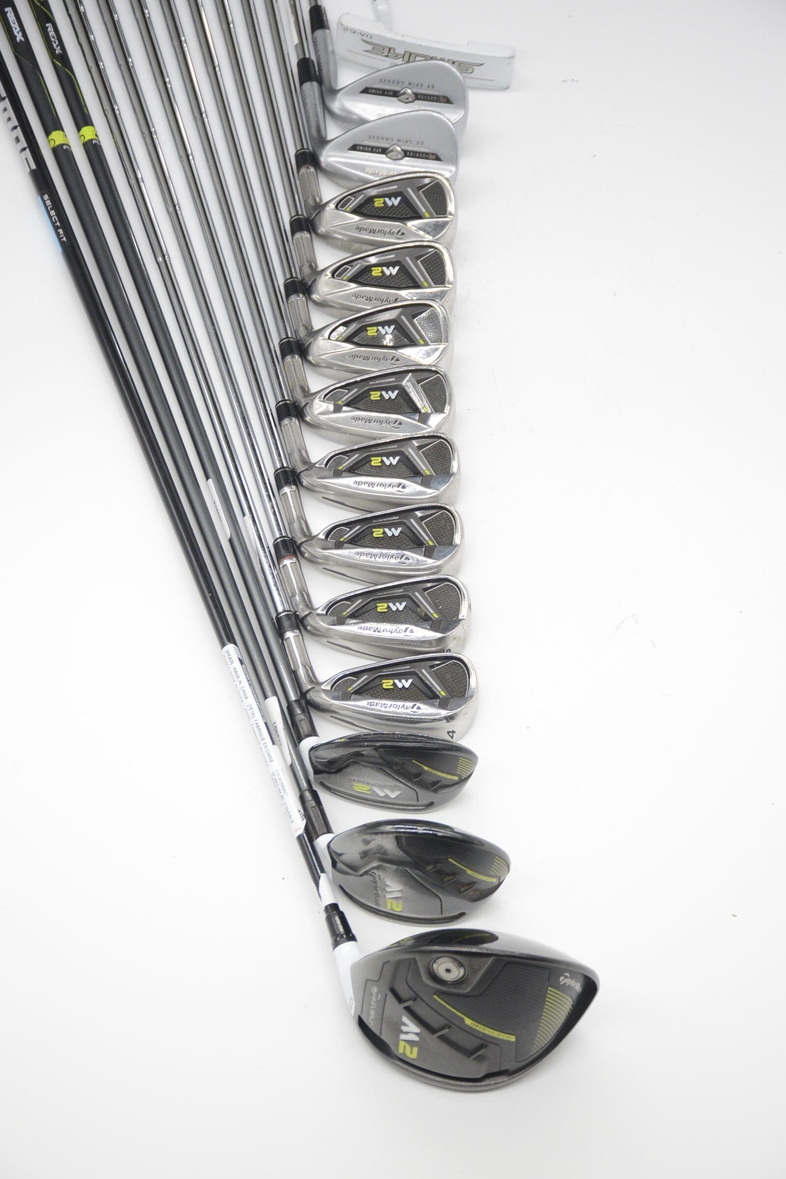 TaylorMade M2 2017 Mixed Full Set R Flex +0.25" Golf Clubs GolfRoots 