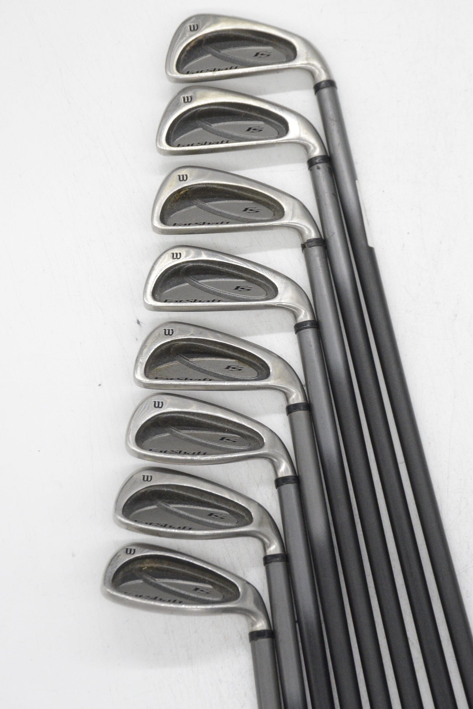 Wilson Fat Shaft 3-PW Iron Set R Flex Std Length Golf Clubs GolfRoots 