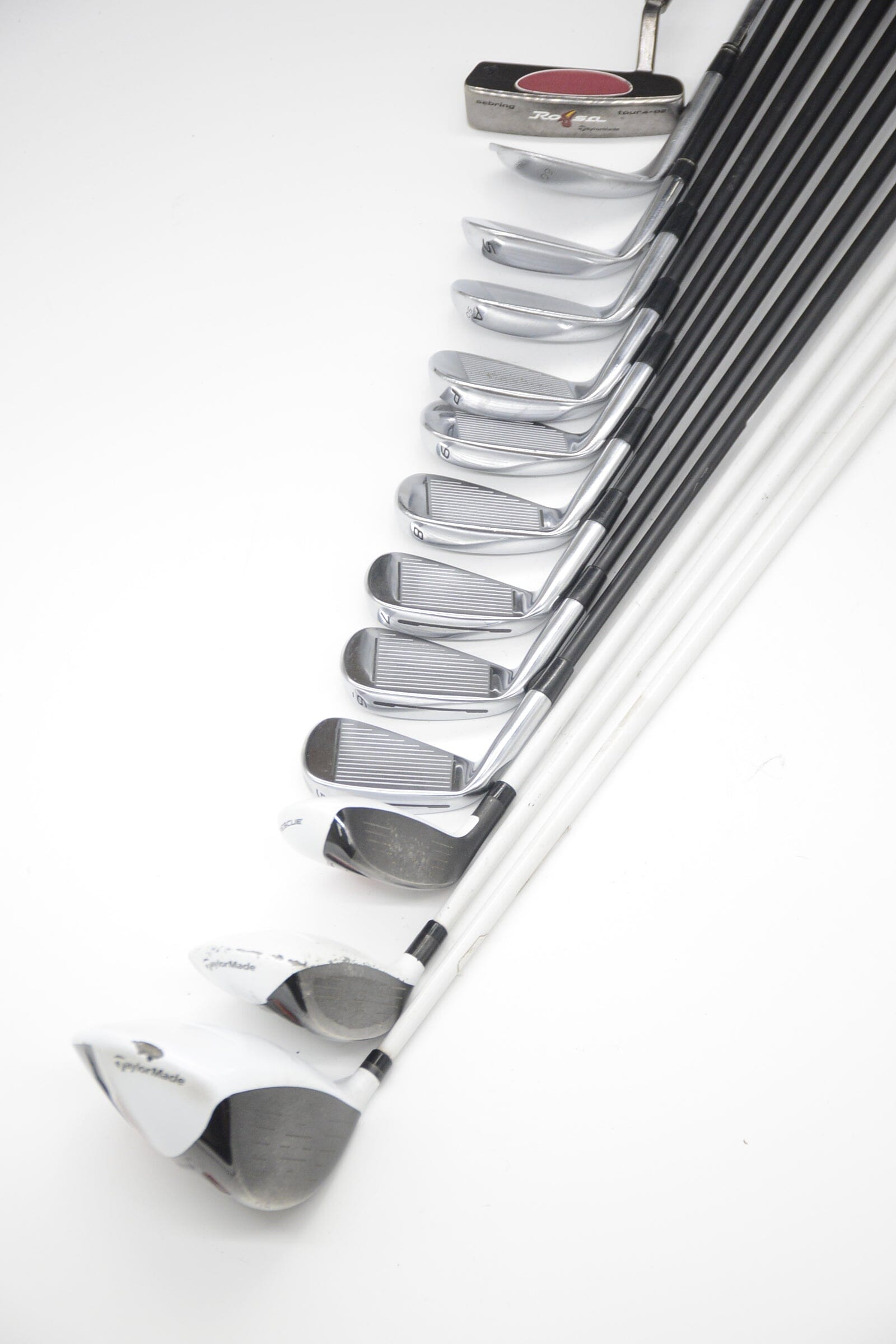 TaylorMade RSi 2 Mixed Full Set R Flex -0.5" Golf Clubs GolfRoots 