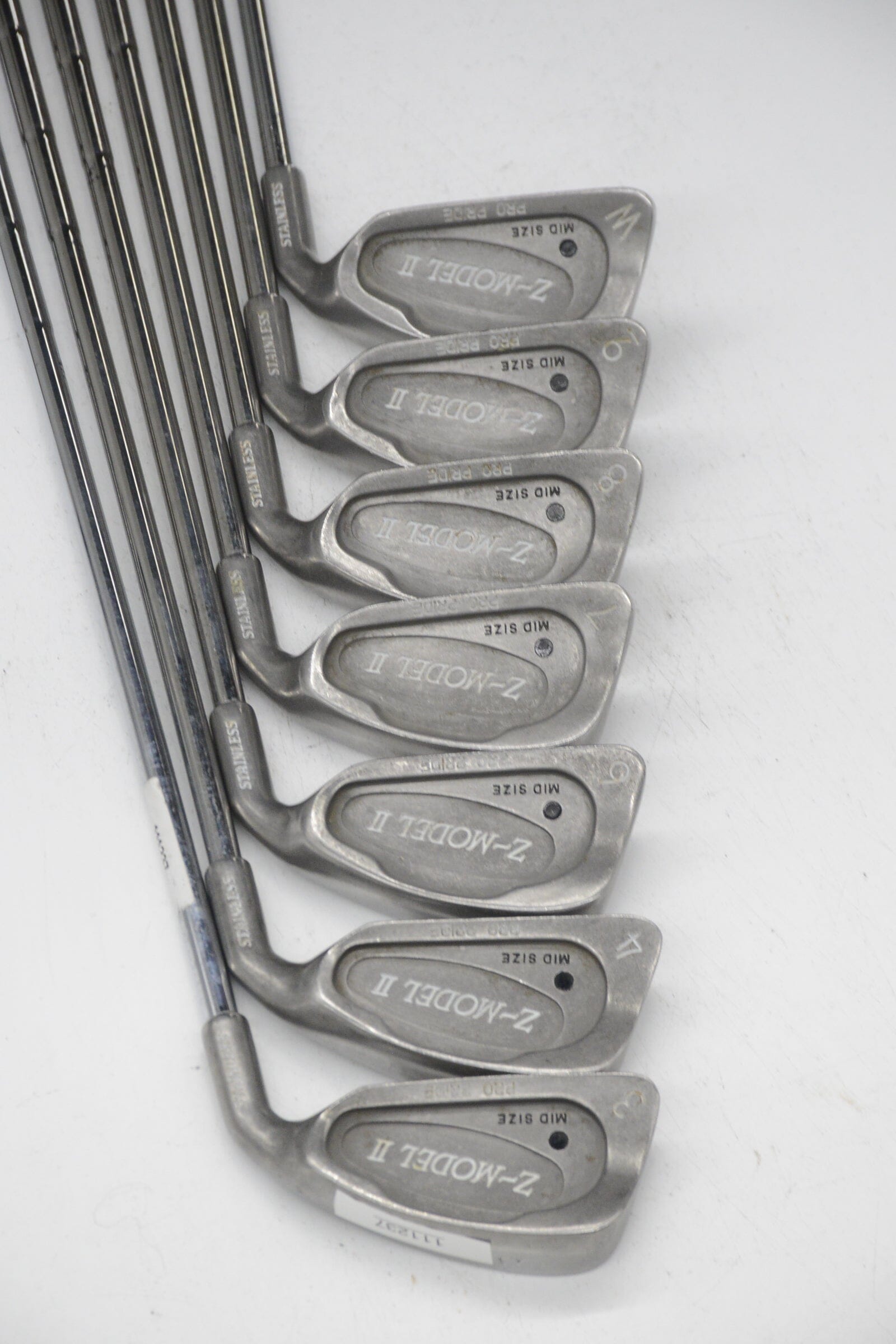 Pro Pride Z-Model II 3-4, 6-PW Iron Set R Flex -1" Golf Clubs GolfRoots 