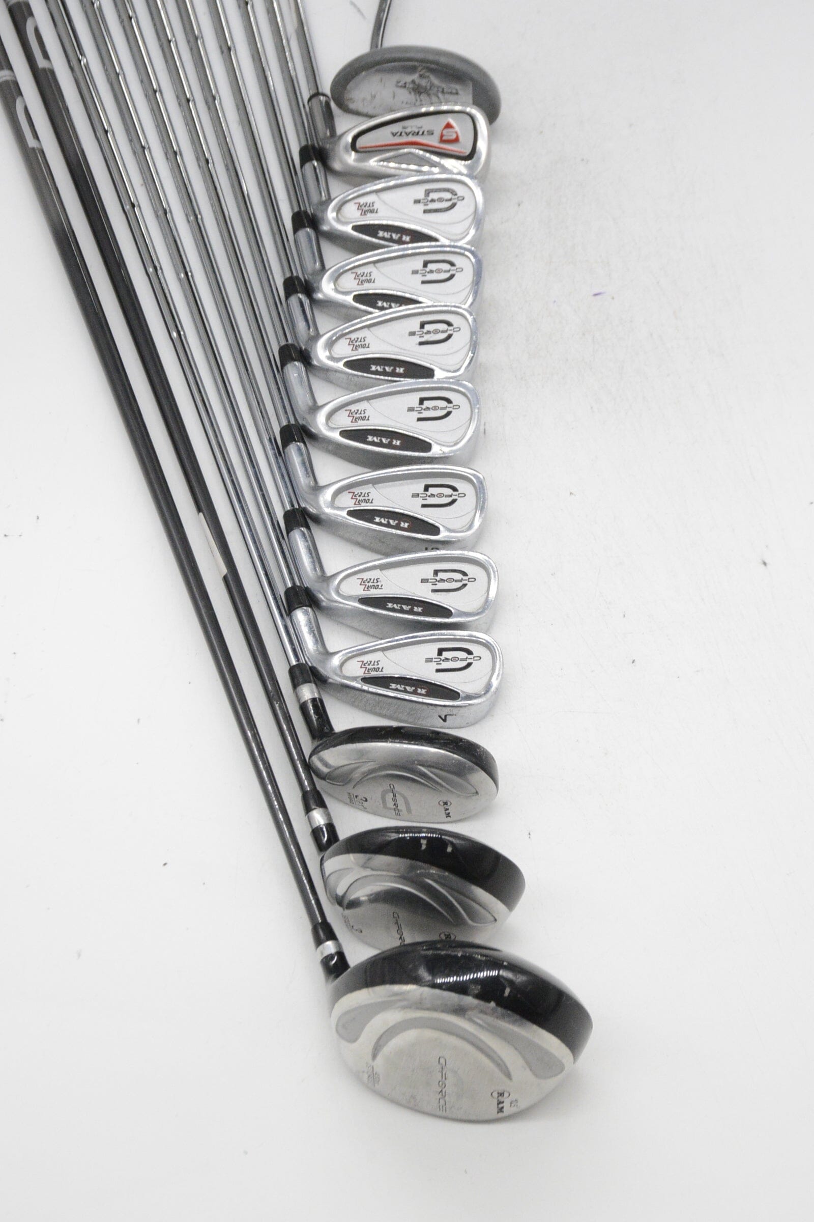 Ram G Force Mixed Full Set R Flex -0.25" Golf Clubs GolfRoots 