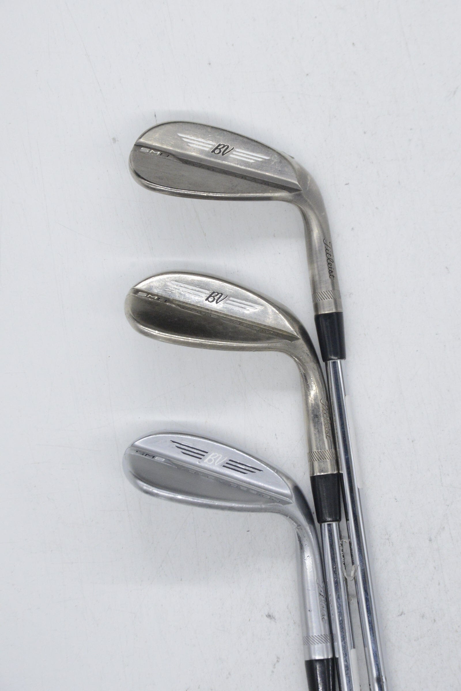 Titleist Vokey SM8 Brushed Steel 52, 56, 60 Degree Wedge Set Wedge Flex Golf Clubs GolfRoots 