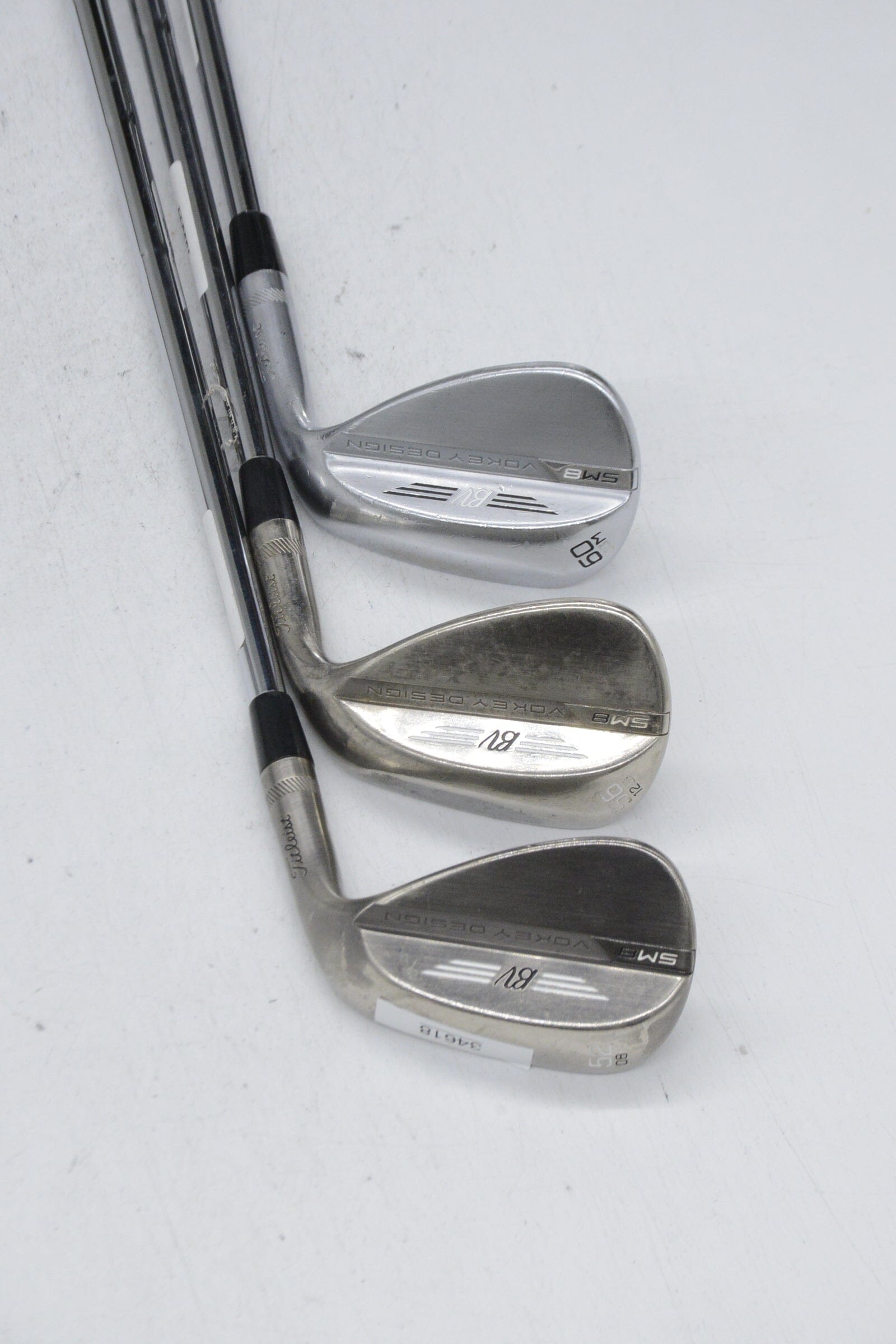 Titleist Vokey SM8 Brushed Steel 52, 56, 60 Degree Wedge Set Wedge Flex Golf Clubs GolfRoots 