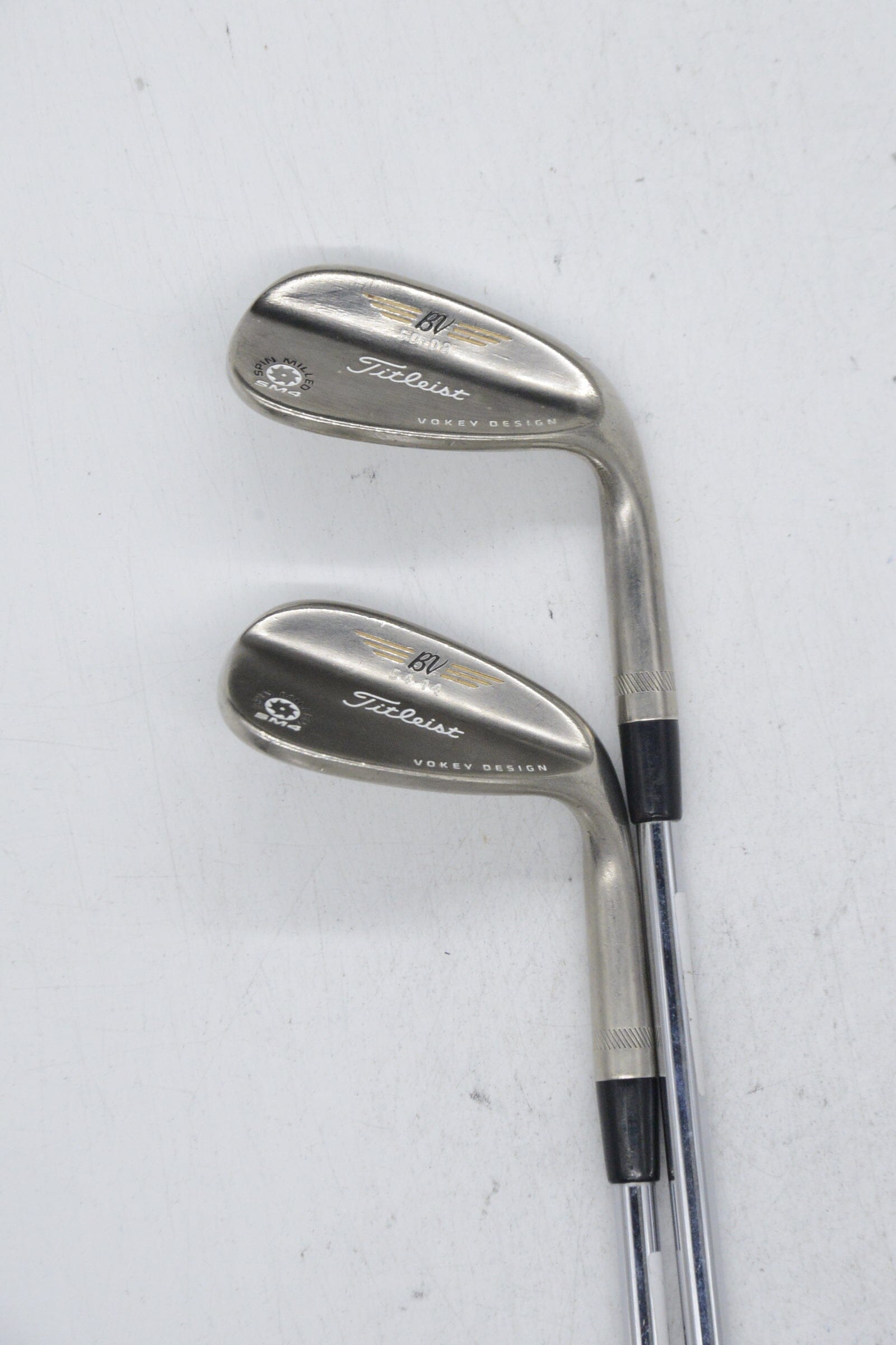 Titleist Vokey SM4 Tour Chrome 50 & 54 Degree Wedge Set S Flex Golf Clubs GolfRoots 