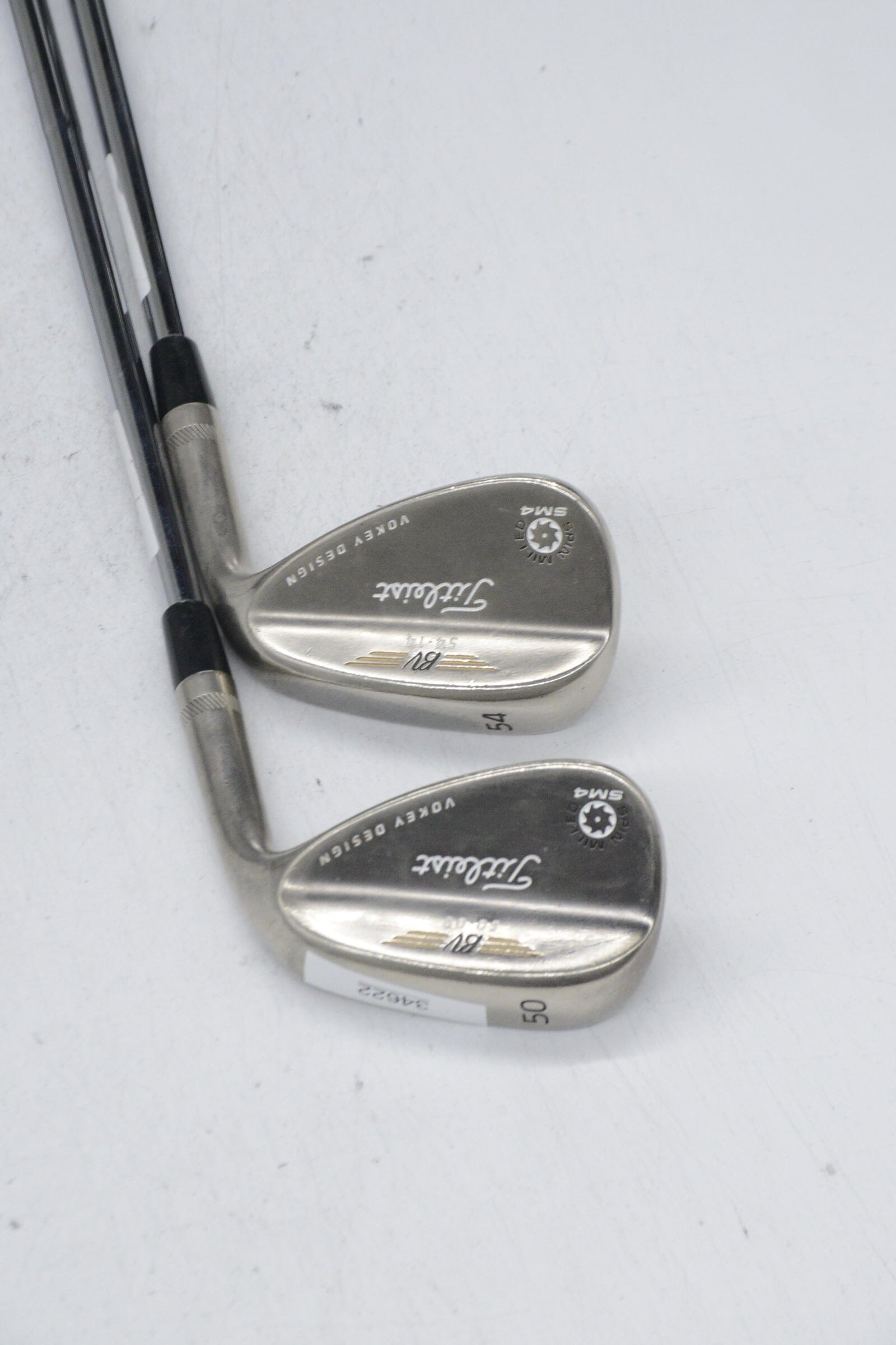 Titleist Vokey SM4 Tour Chrome 50 & 54 Degree Wedge Set S Flex Golf Clubs GolfRoots 