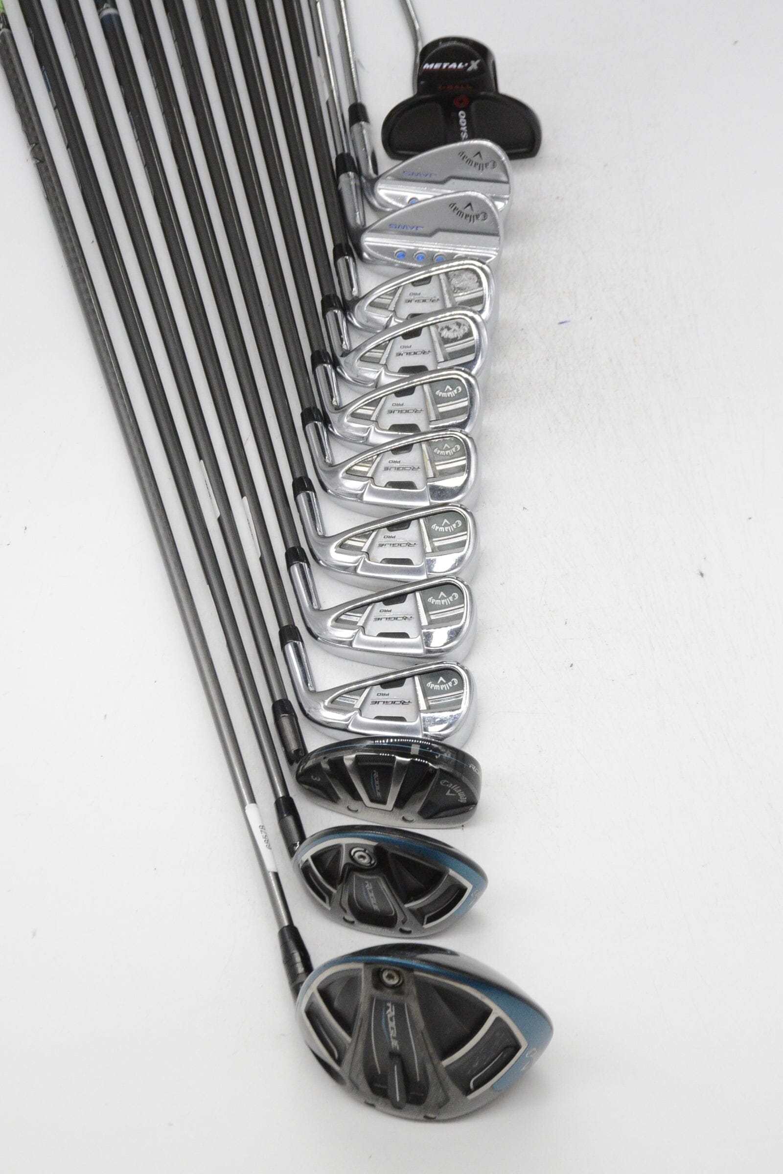 Callaway Rogue Pro Mixed Full Set S Flex +0.25" Golf Clubs GolfRoots 