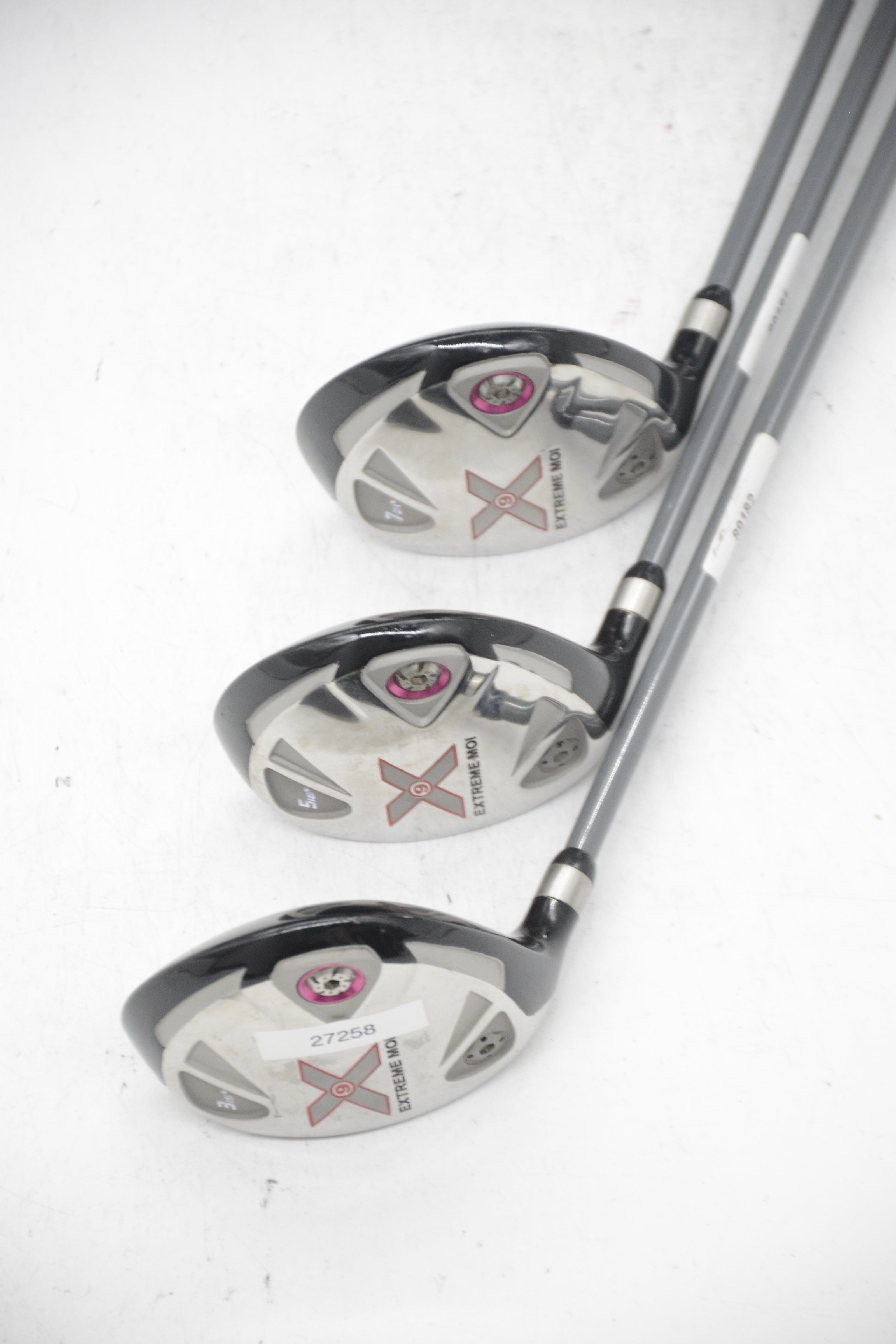 X Extreme MOI 3W, 5W, 7W Wood Set SR Flex Golf Clubs GolfRoots 