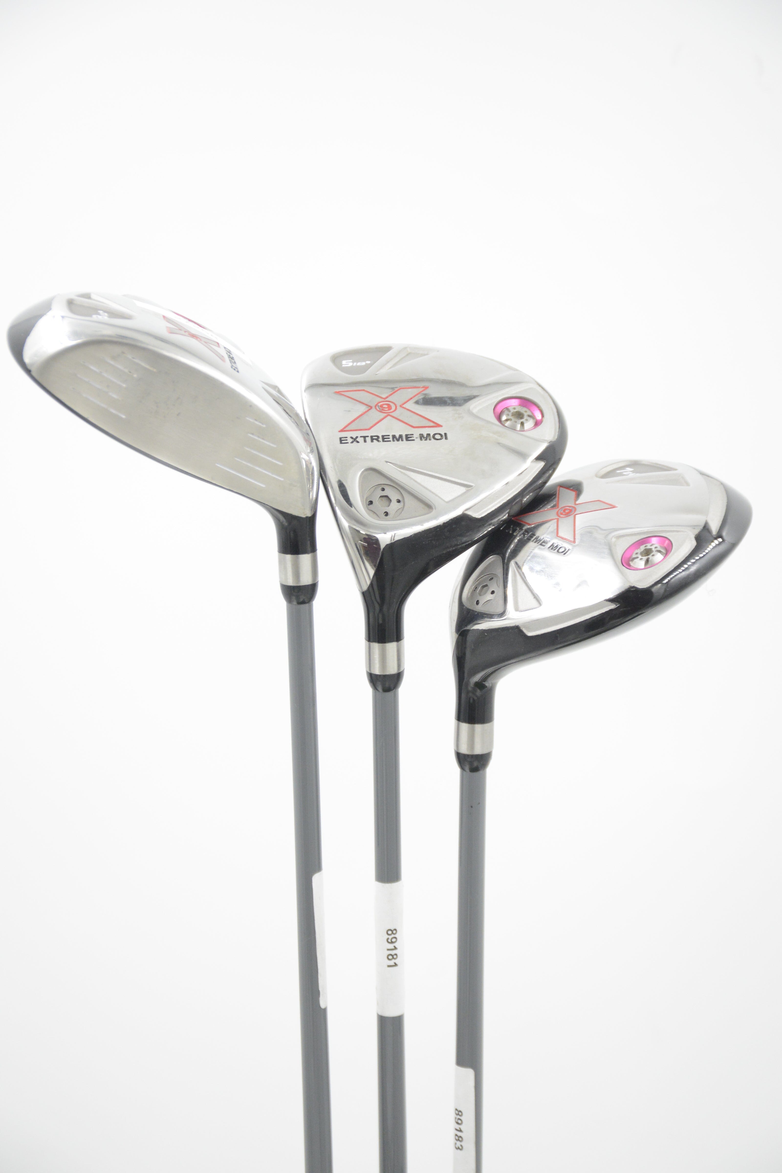 X Extreme MOI 3W, 5W, 7W Wood Set SR Flex Golf Clubs GolfRoots 