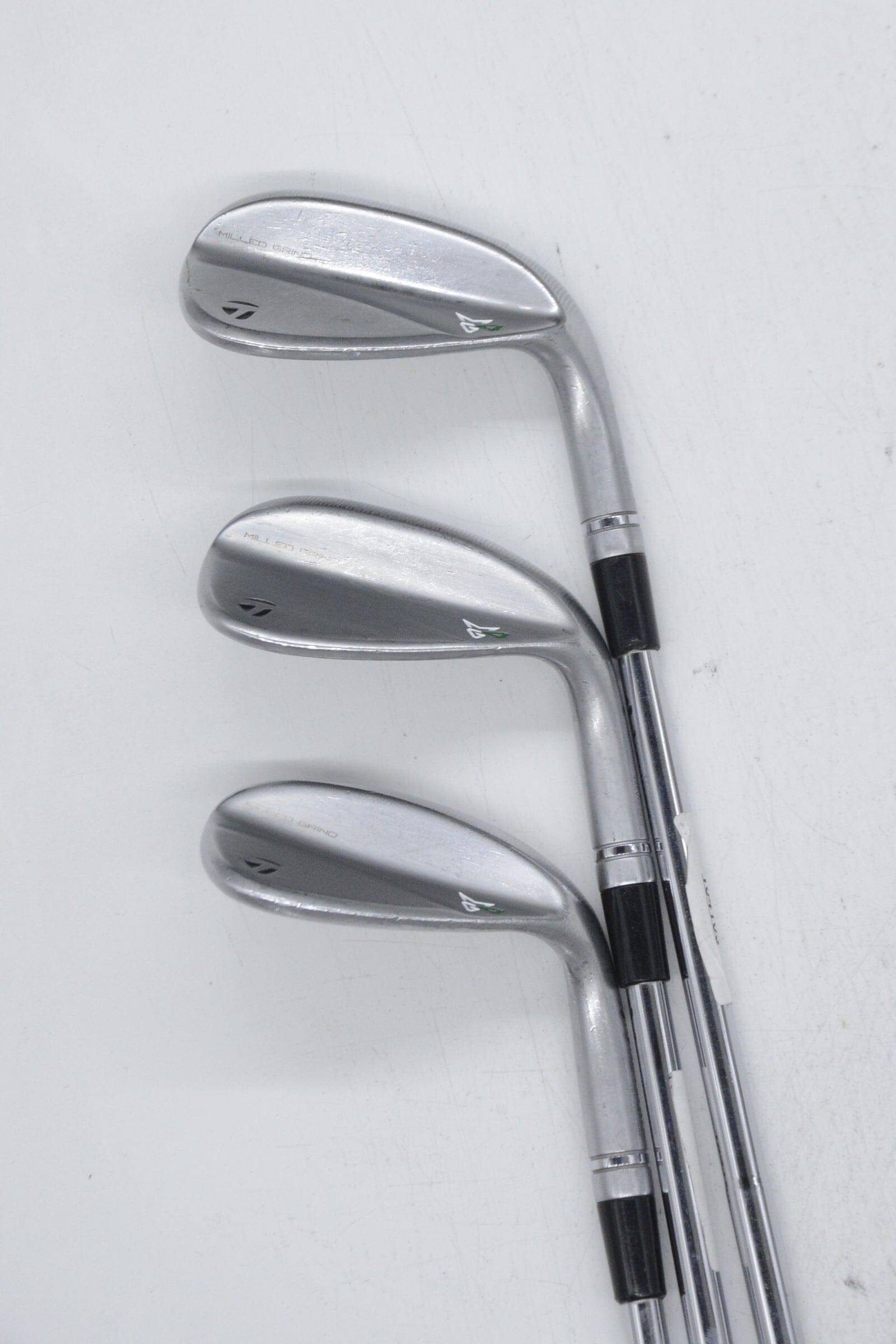 TaylorMade Milled Grind 4 Chrome 50, 54, 60 Degree Wedge Set Wedge Flex Golf Clubs GolfRoots 