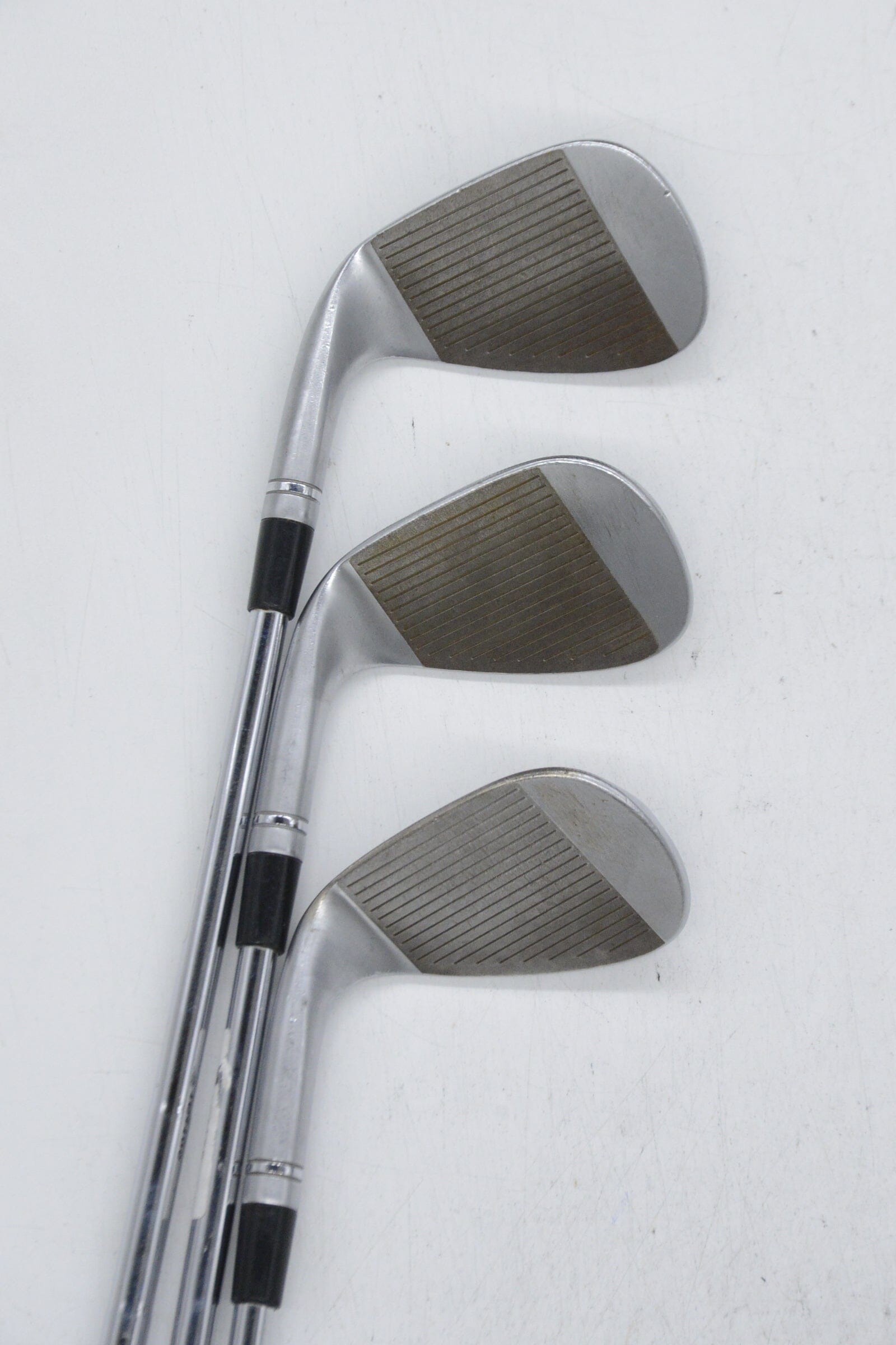 TaylorMade Milled Grind 4 Chrome 50, 54, 60 Degree Wedge Set Wedge Flex Golf Clubs GolfRoots 