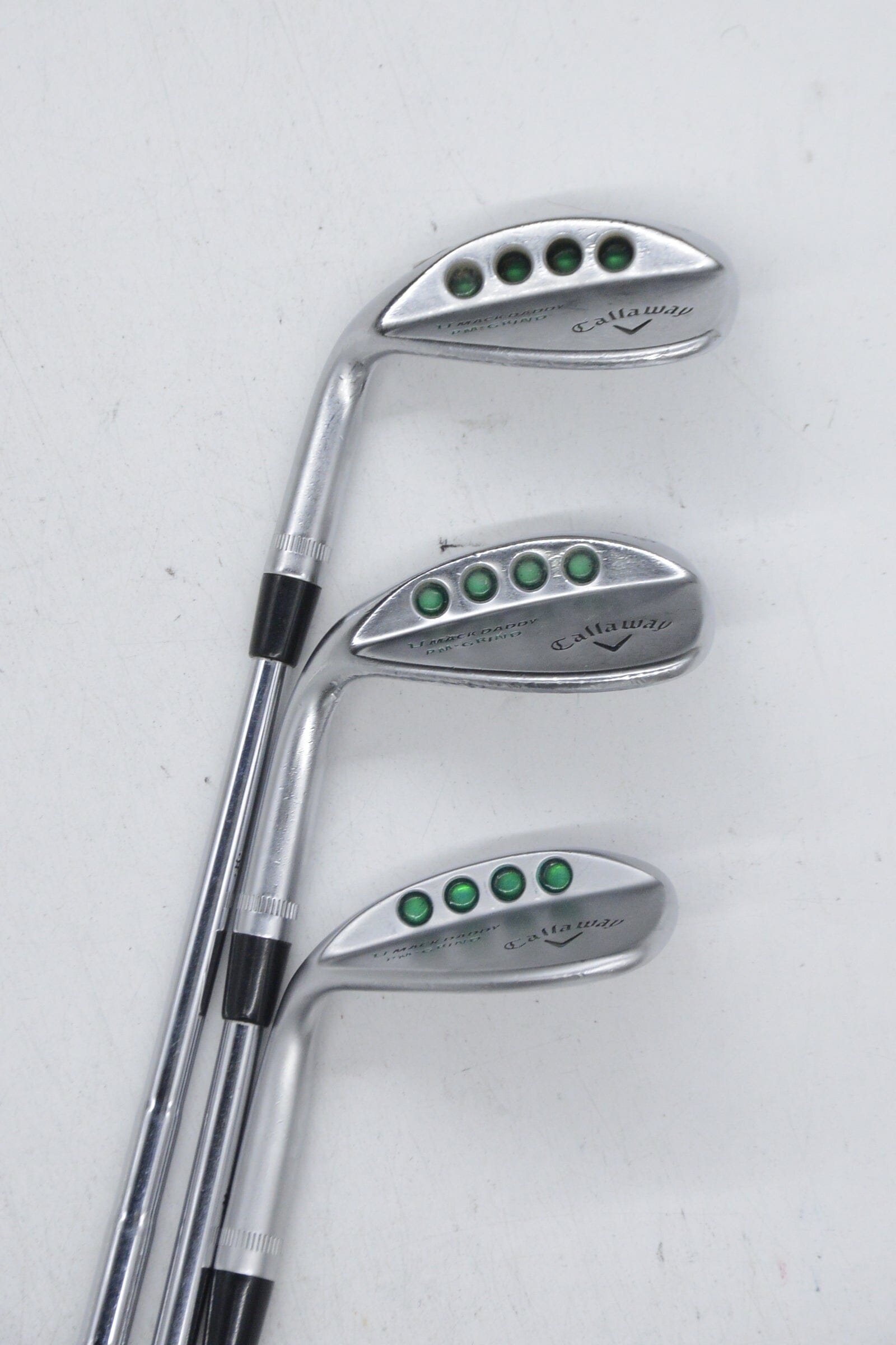 Lefty Callaway Mack Daddy PM Grind 56, 60, 64 Degree Wedge Set Wedge Flex Golf Clubs GolfRoots 